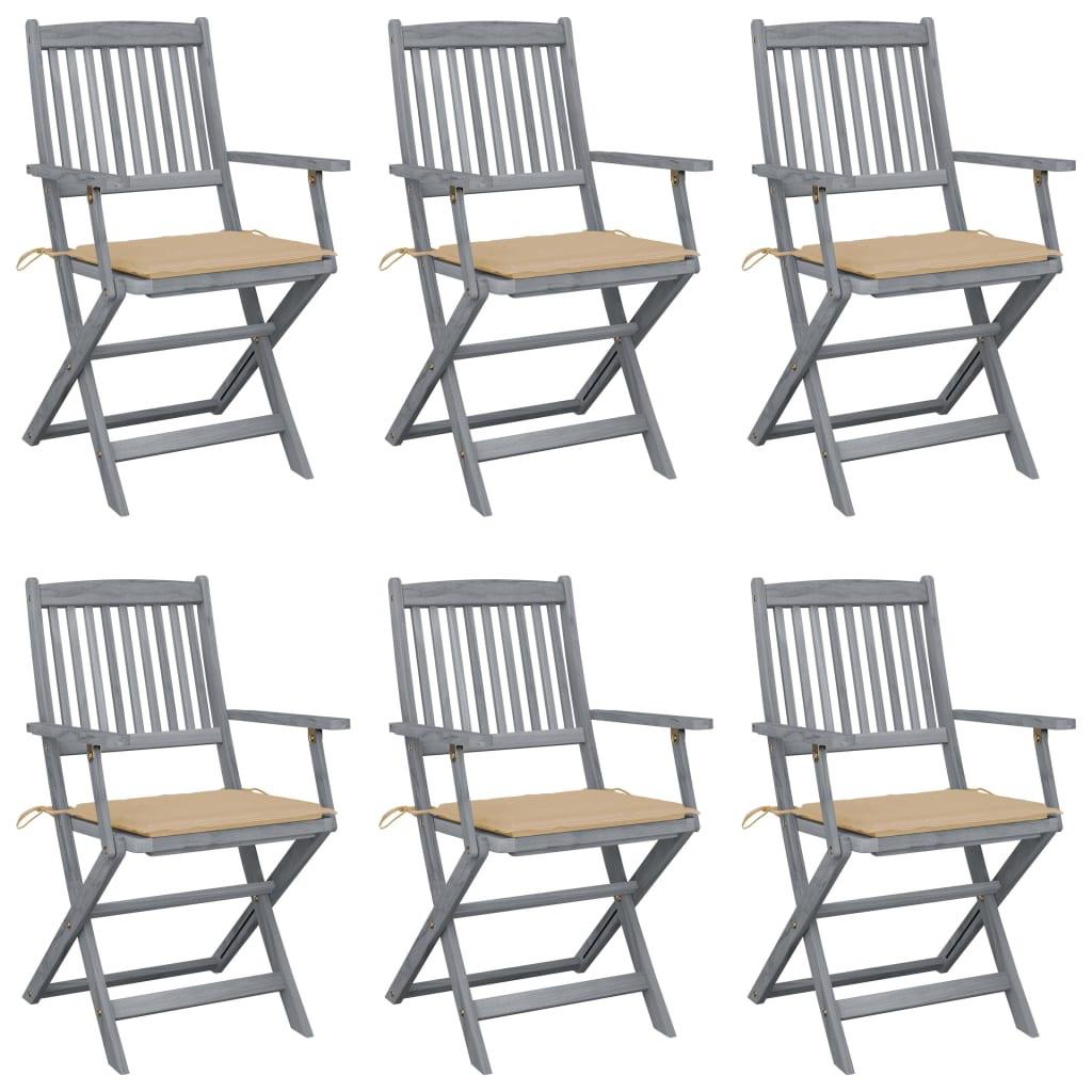 VidaXL Gartenstuhl akazienholz