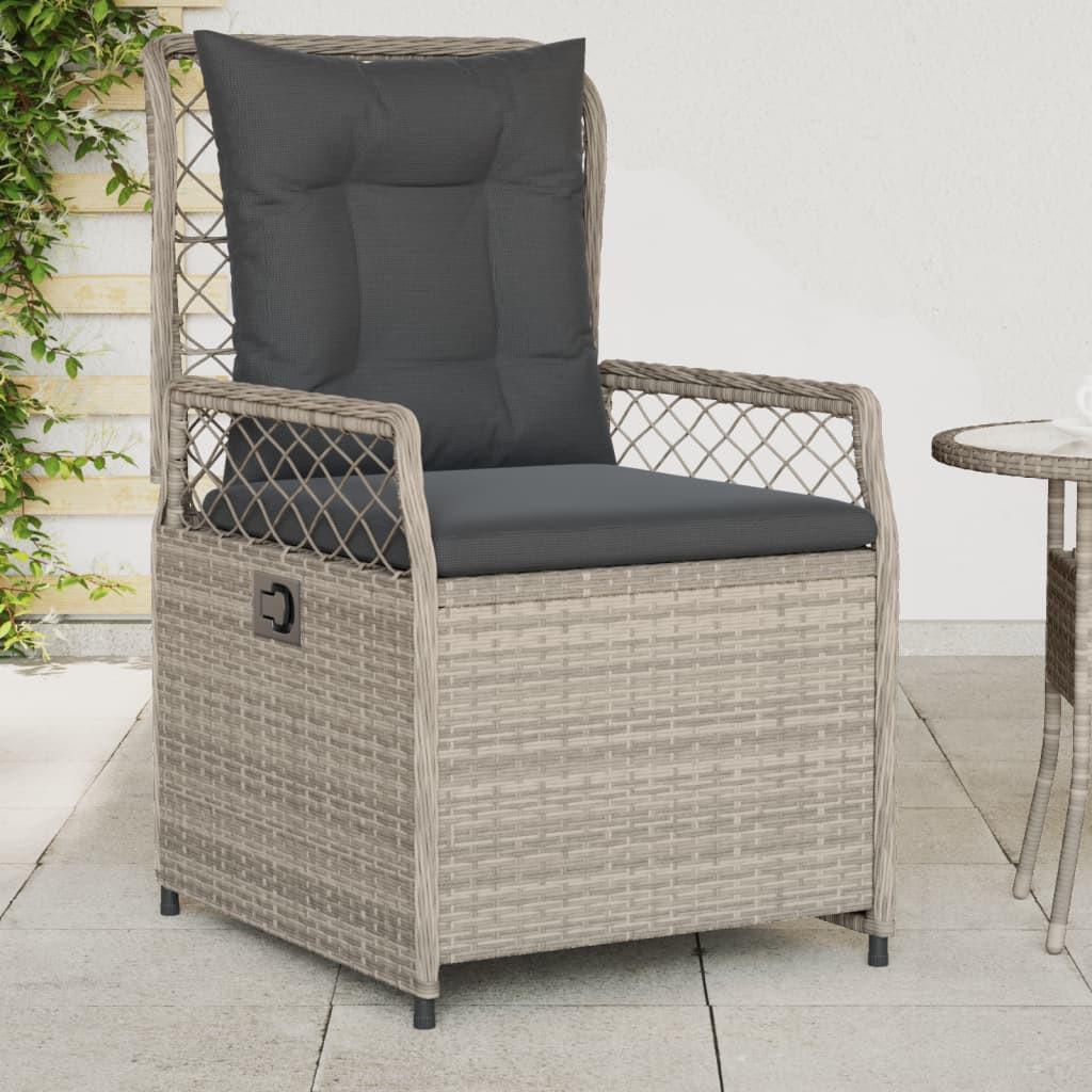VidaXL Gartensessel verstellbar poly-rattan