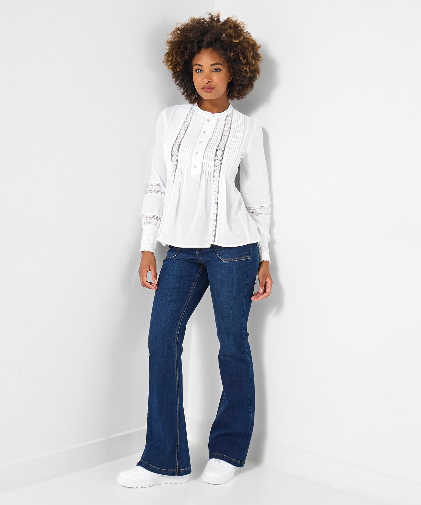 Joe Browns Bluse mit Spitzenbesatz