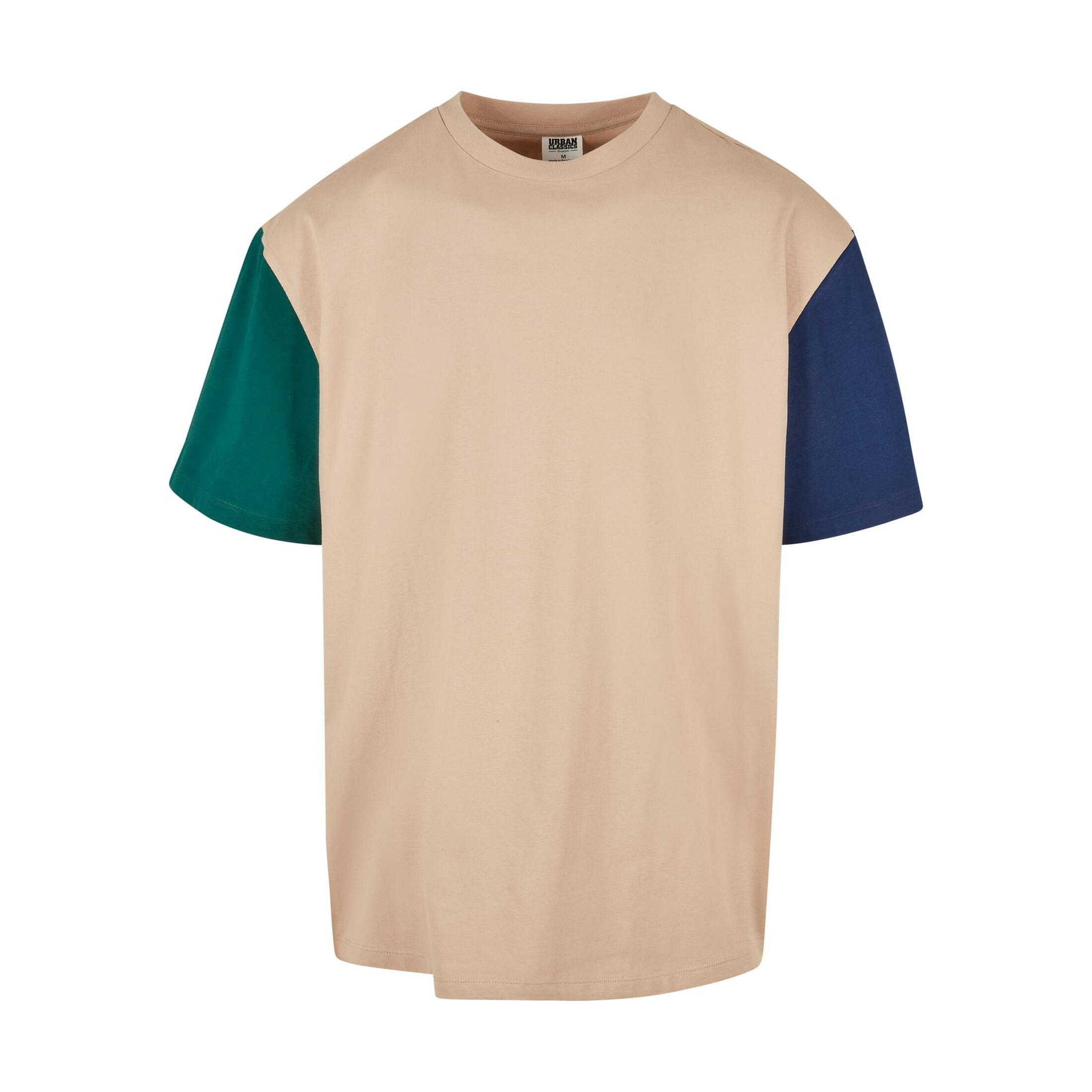 URBAN CLASSICS Oversized Colorblock Bio-Baumwoll T-Shirt