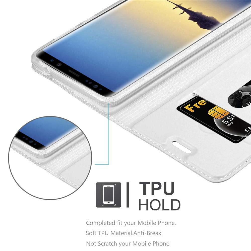 Cadorabo Hülle für Samsung Galaxy NOTE 8 Magnetverschluss, Kartenfach
