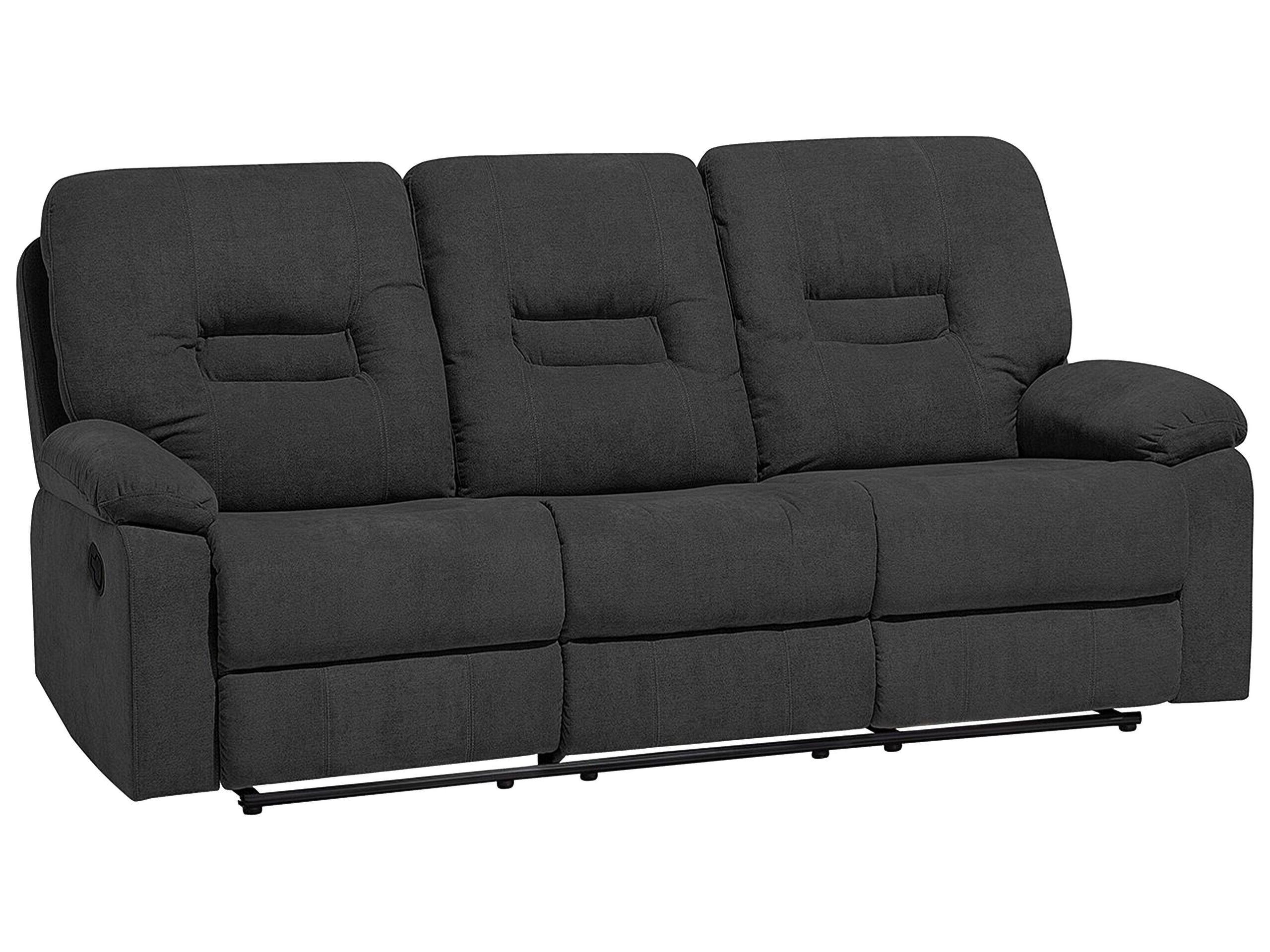 Beliani 3 Sitzer Sofa aus Polyester Modern BERGEN