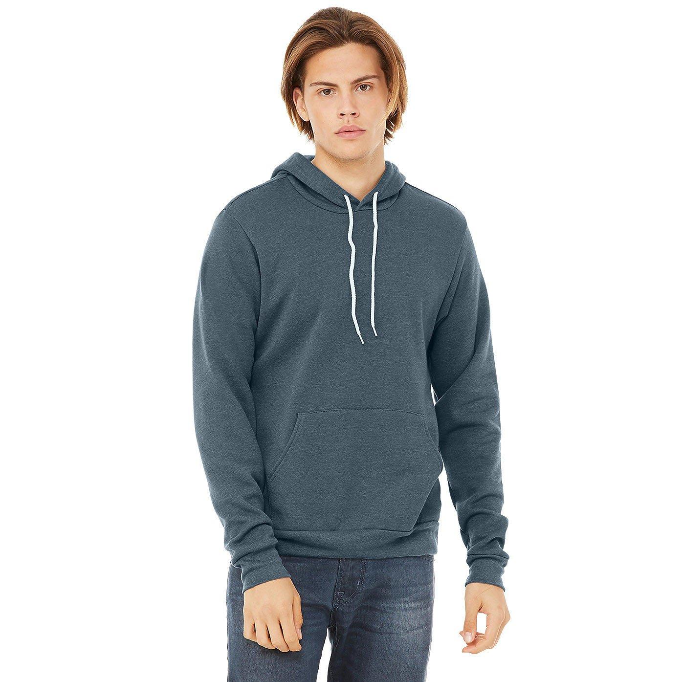 Bella + Canvas FleecePullover mit Kapuze