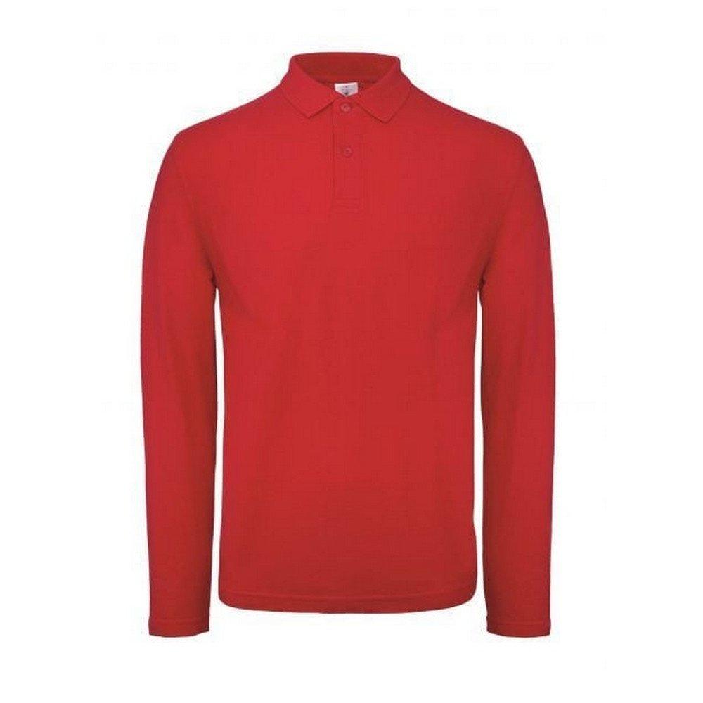 B and C ID.001 Langarm Polo