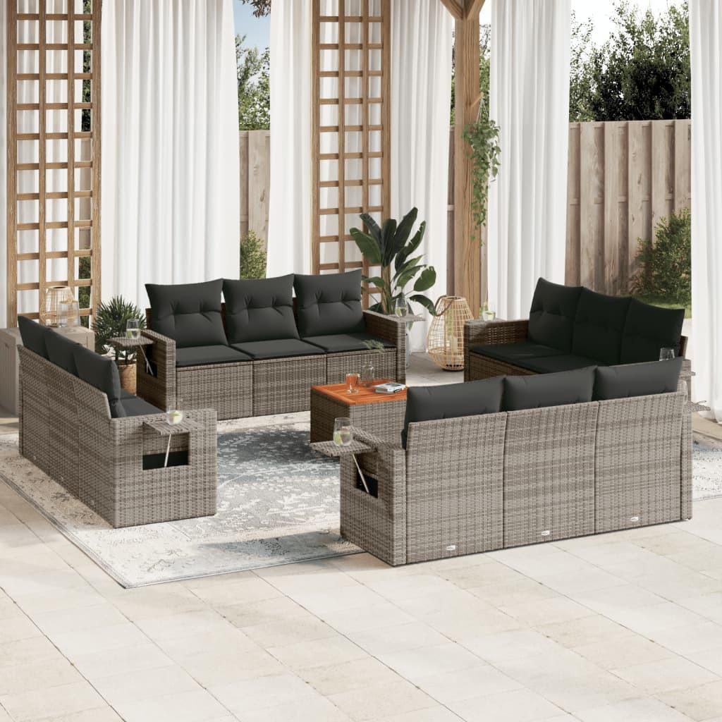 VidaXL Garten sofagarnitur poly-rattan