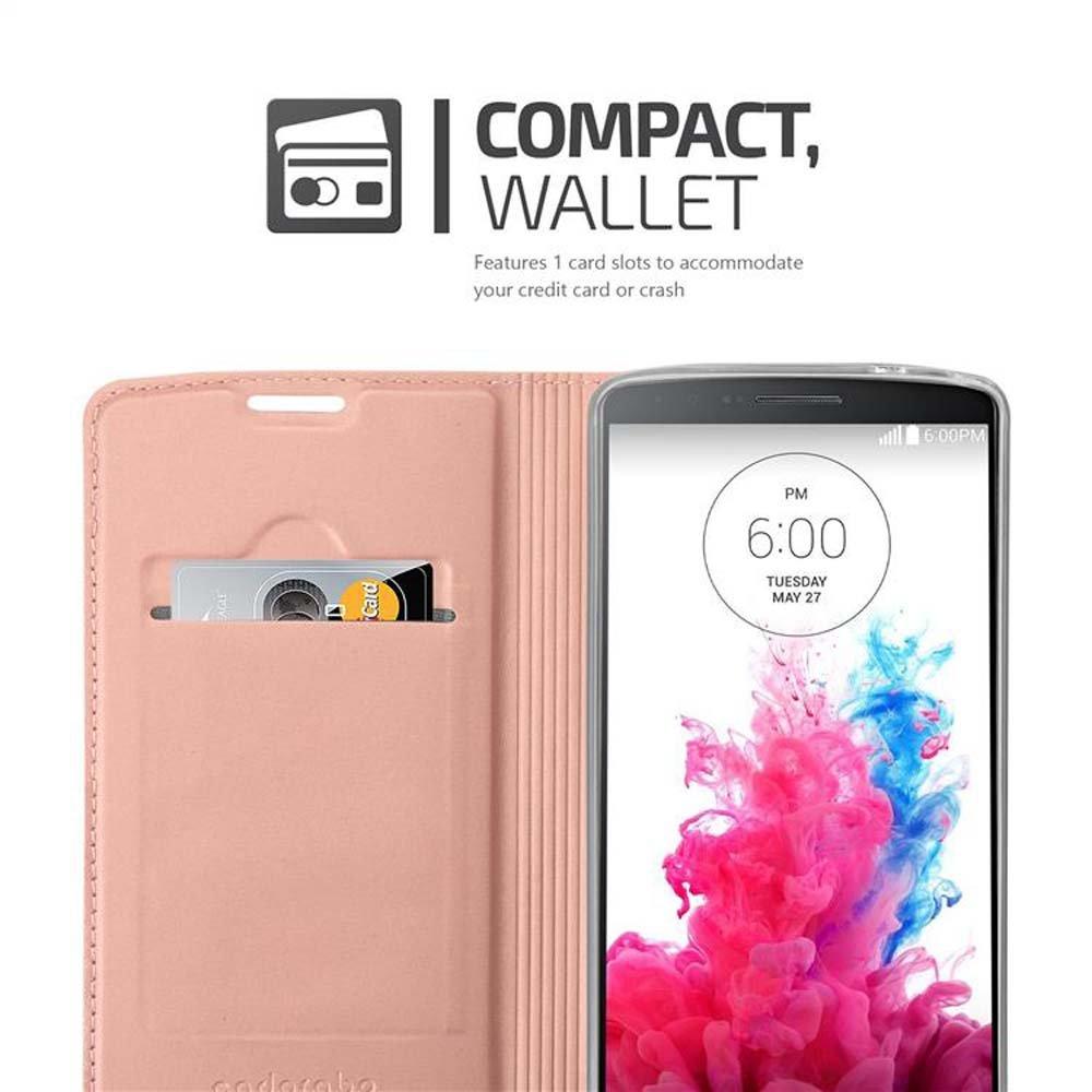 Cadorabo Hülle für LG G3 Magnetverschluss, Kartenfach