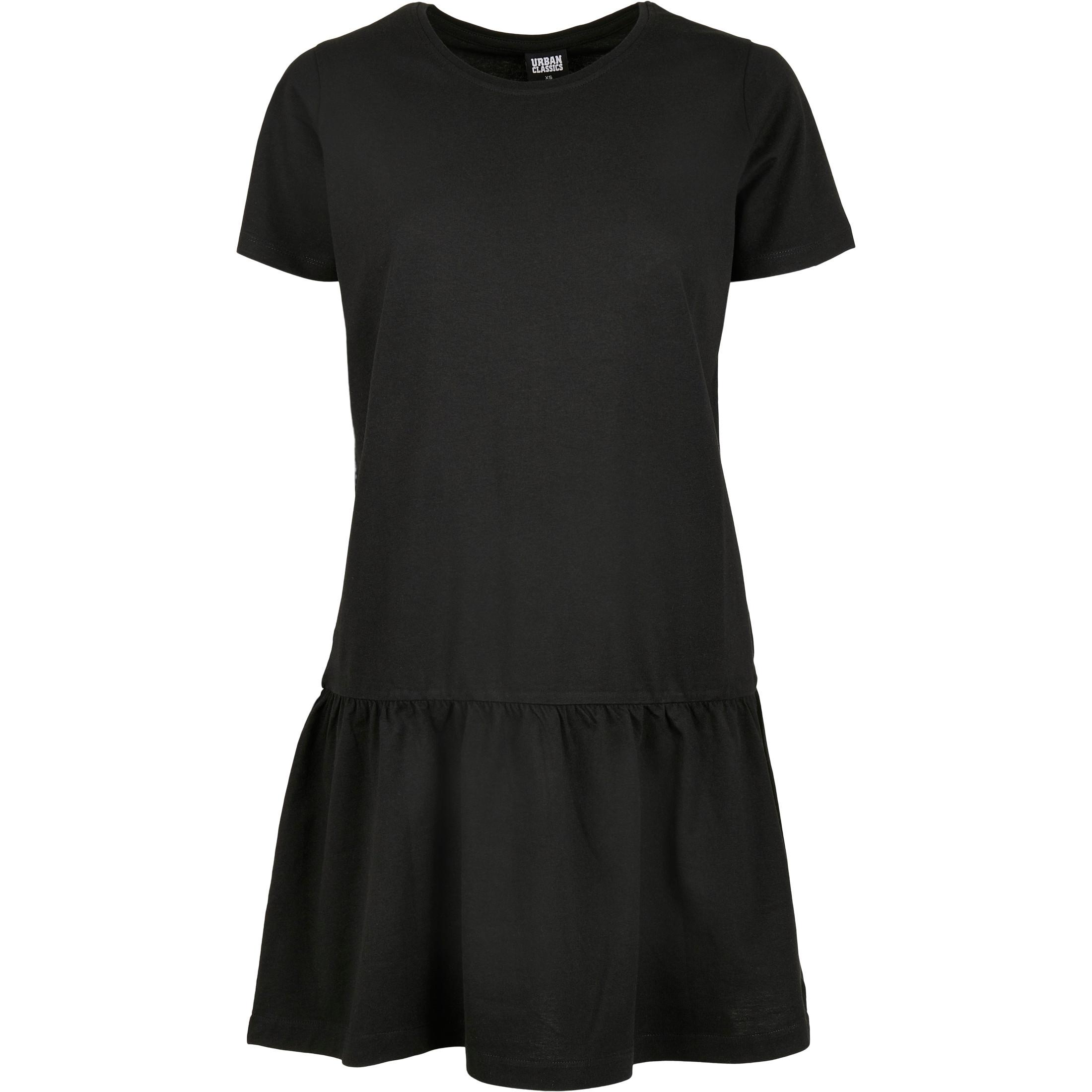 URBAN CLASSICS T-Shirt Kleid mit Volant