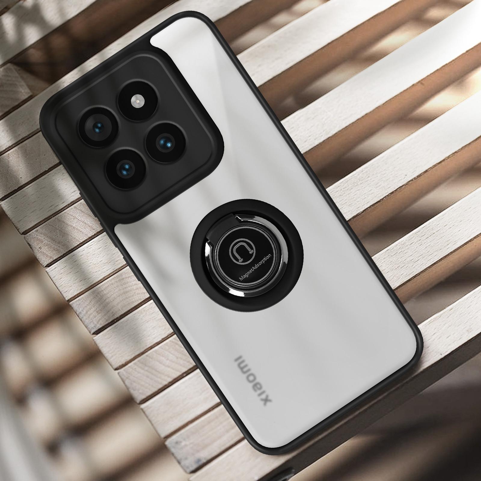 Avizar Ring-Hülle Xiaomi 14 Schwarz