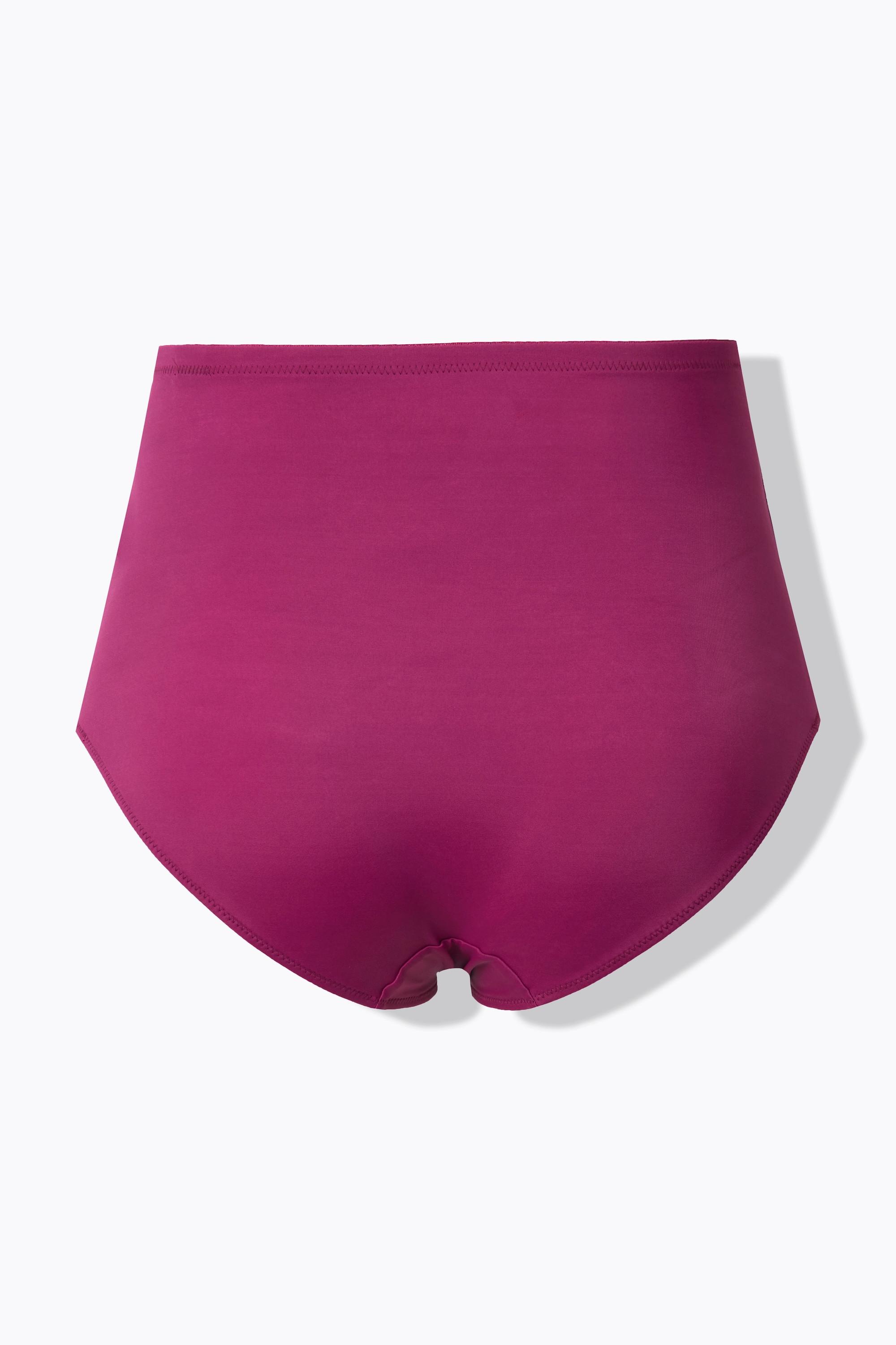 Ulla Popken Miederhose, High Waist, Jacquard-Einsatz