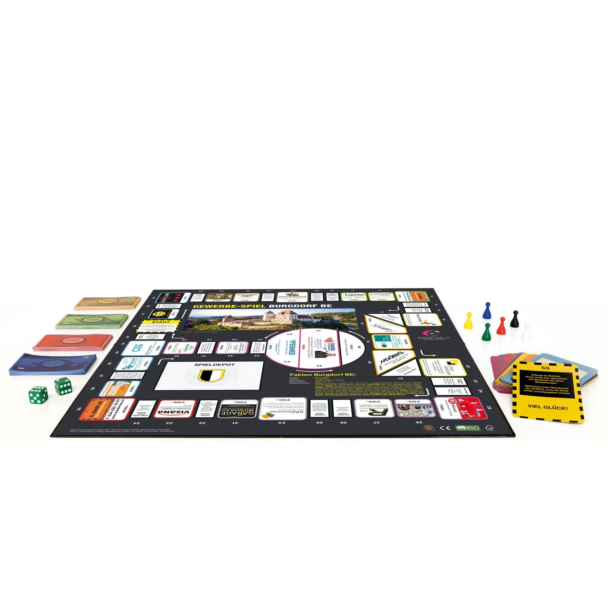 GEWERBE-SPIEL Brettspiel BURGDORF BE (Deutsch)