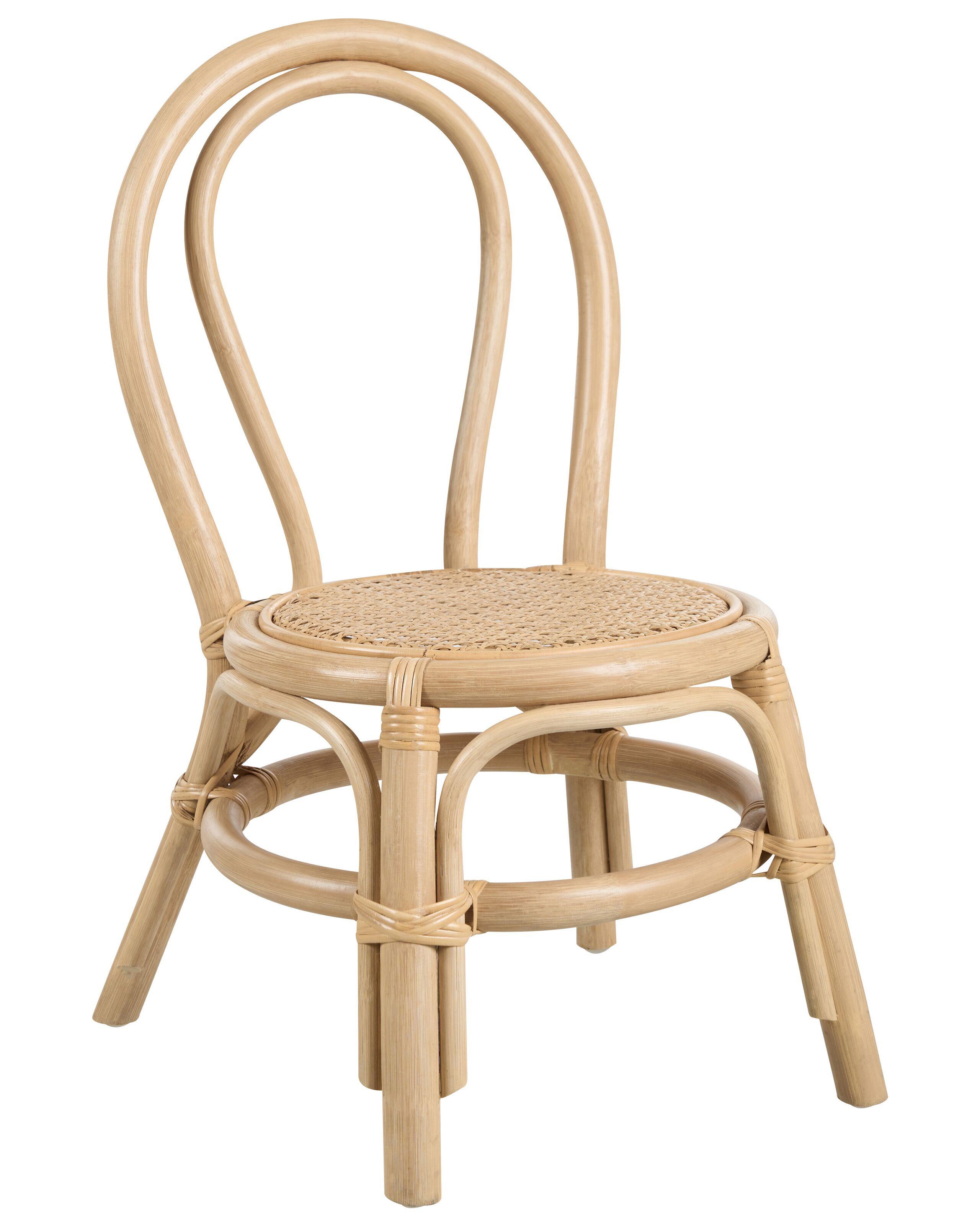 Beliani Kindersessel aus Rattan Boho KALIVIA