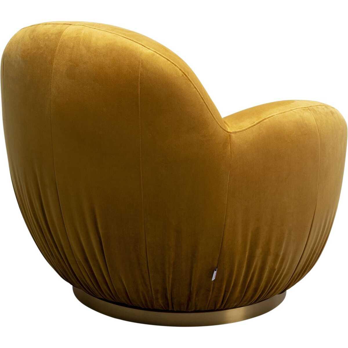 KARE Design Drehsessel Nube gelb