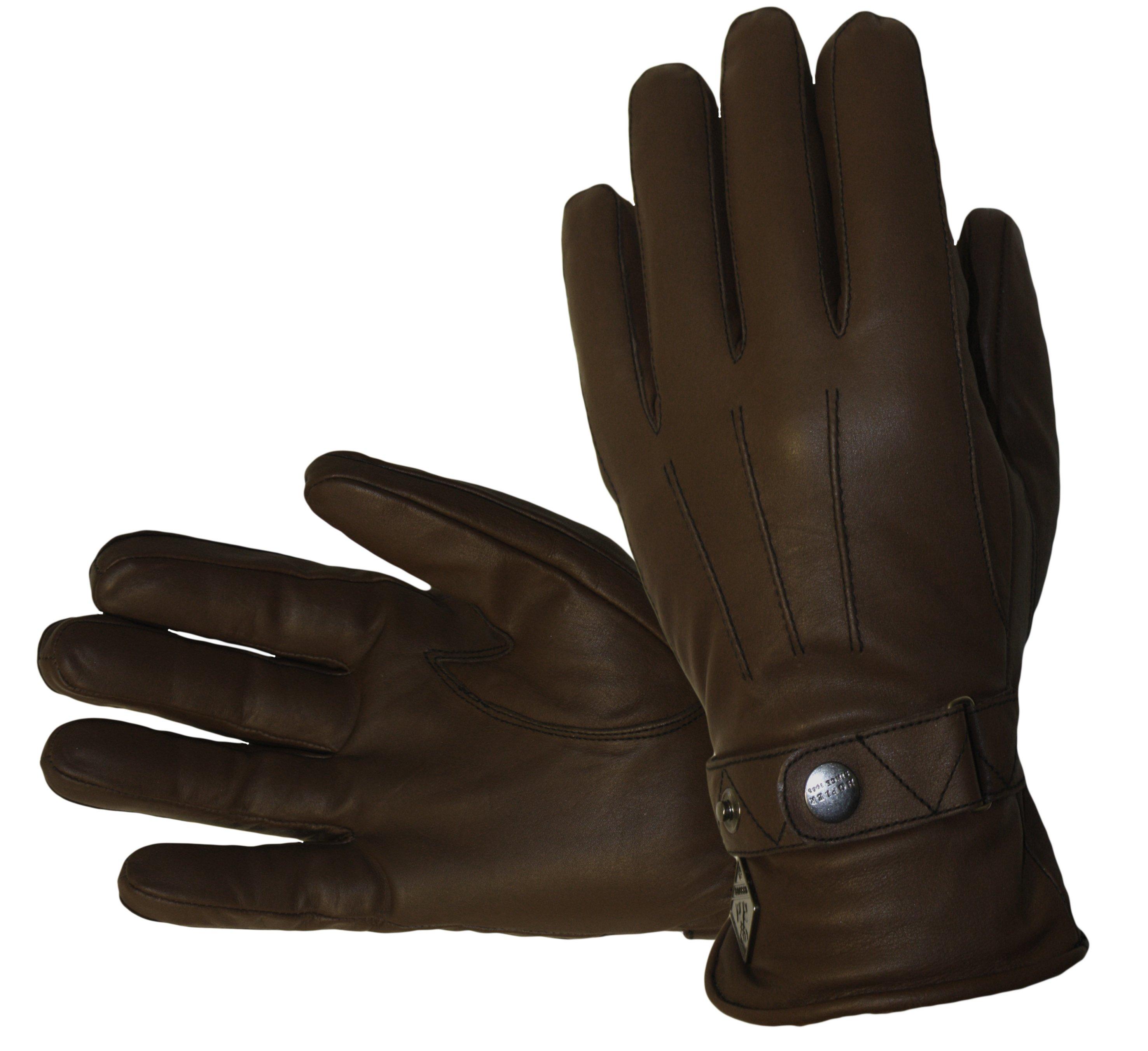 HOFLER Rindslederhandschuhe , chocolate