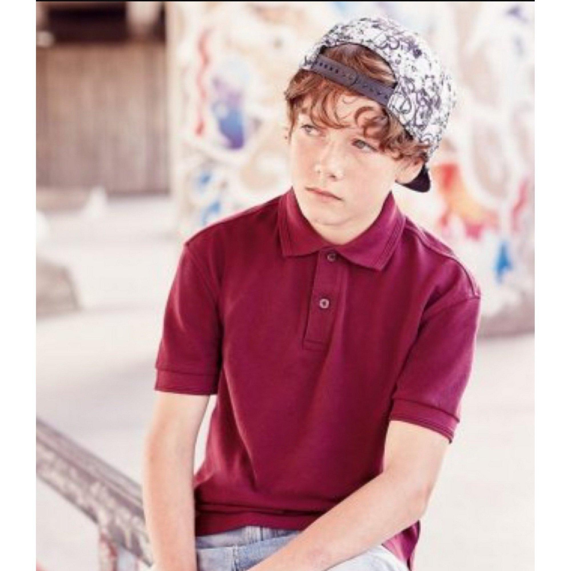 Fruit of the Loom Polo Shirt, Kurzarm (2 StückPackung)