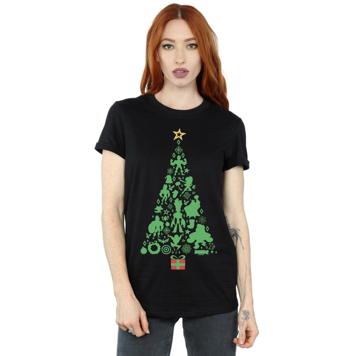 MARVEL Avengers Weihnachtsbaum T-Shirt