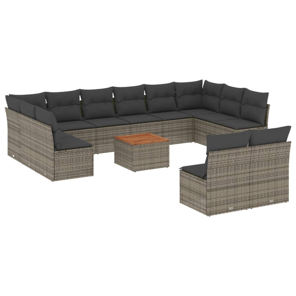 VidaXL Garten sofagarnitur poly-rattan