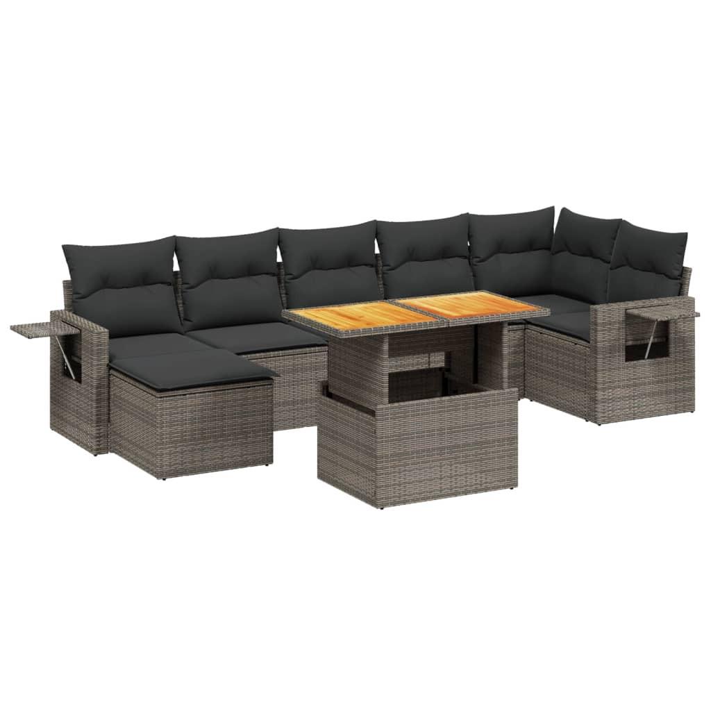 VidaXL Garten sofagarnitur poly-rattan