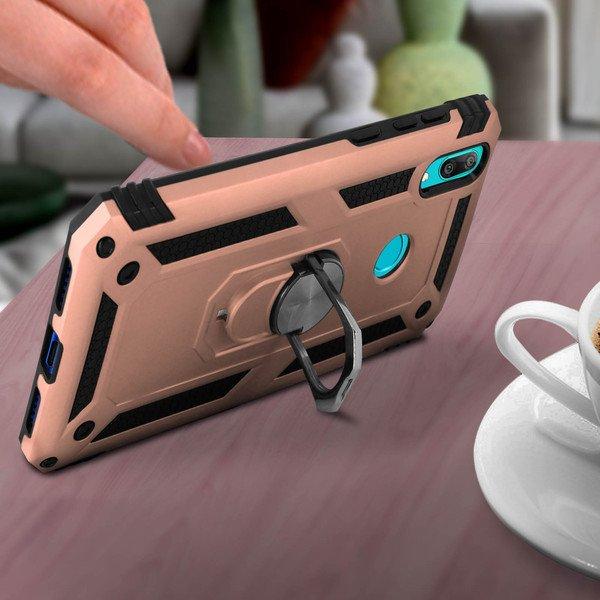 Avizar Stoßfeste Hülle Huawei Y7 2019 Rosegold
