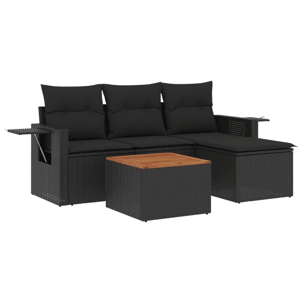 VidaXL Garten sofagarnitur poly-rattan