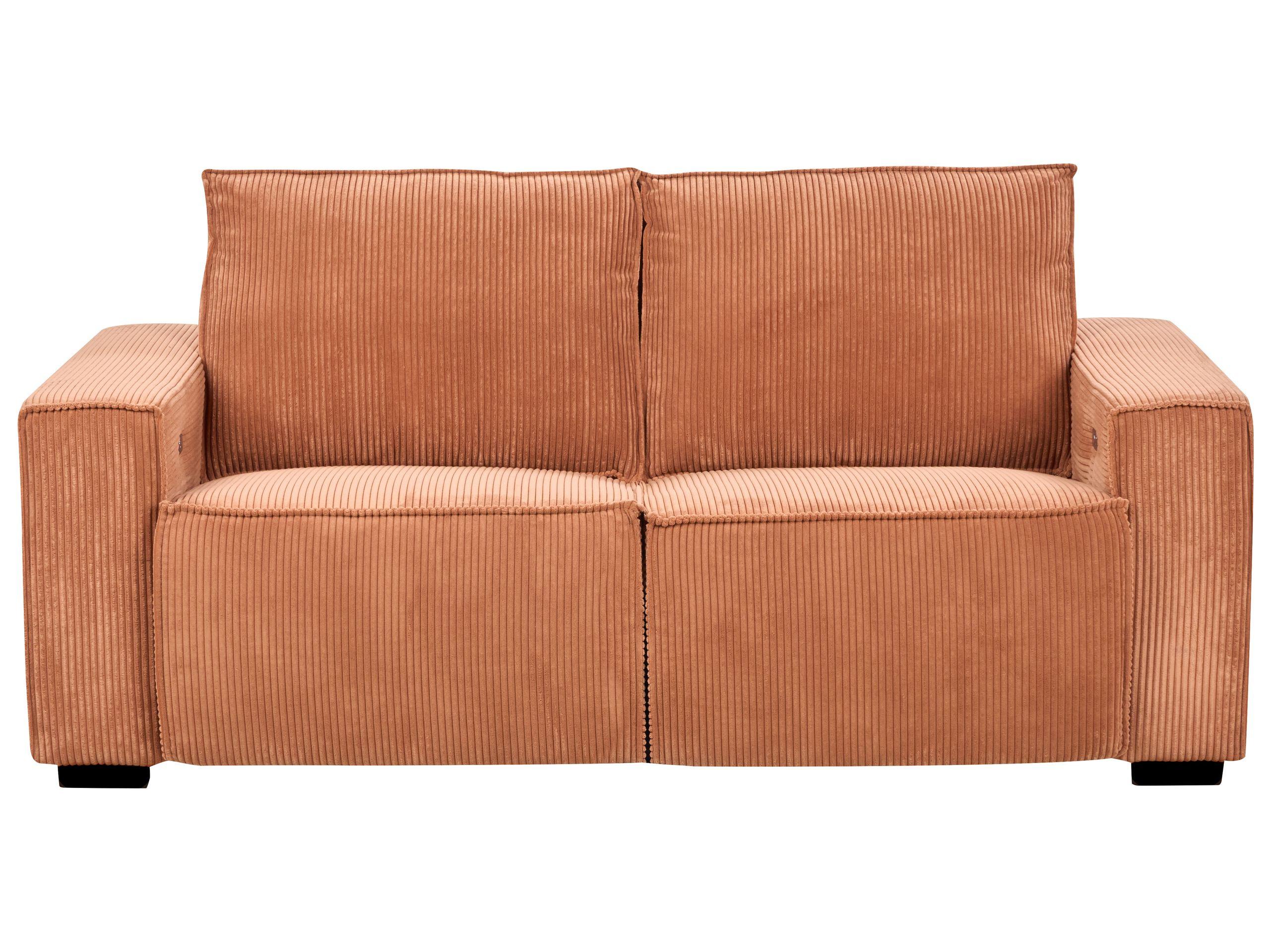 Beliani 3 Sitzer Sofa aus Cord Modern NUKARI