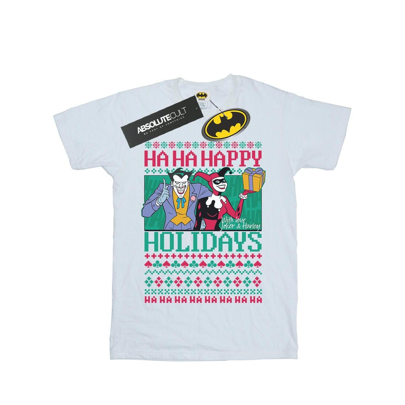 DC COMICS Ha Ha Happy Holidays T-Shirt