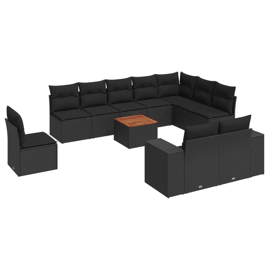 VidaXL Garten sofagarnitur poly-rattan