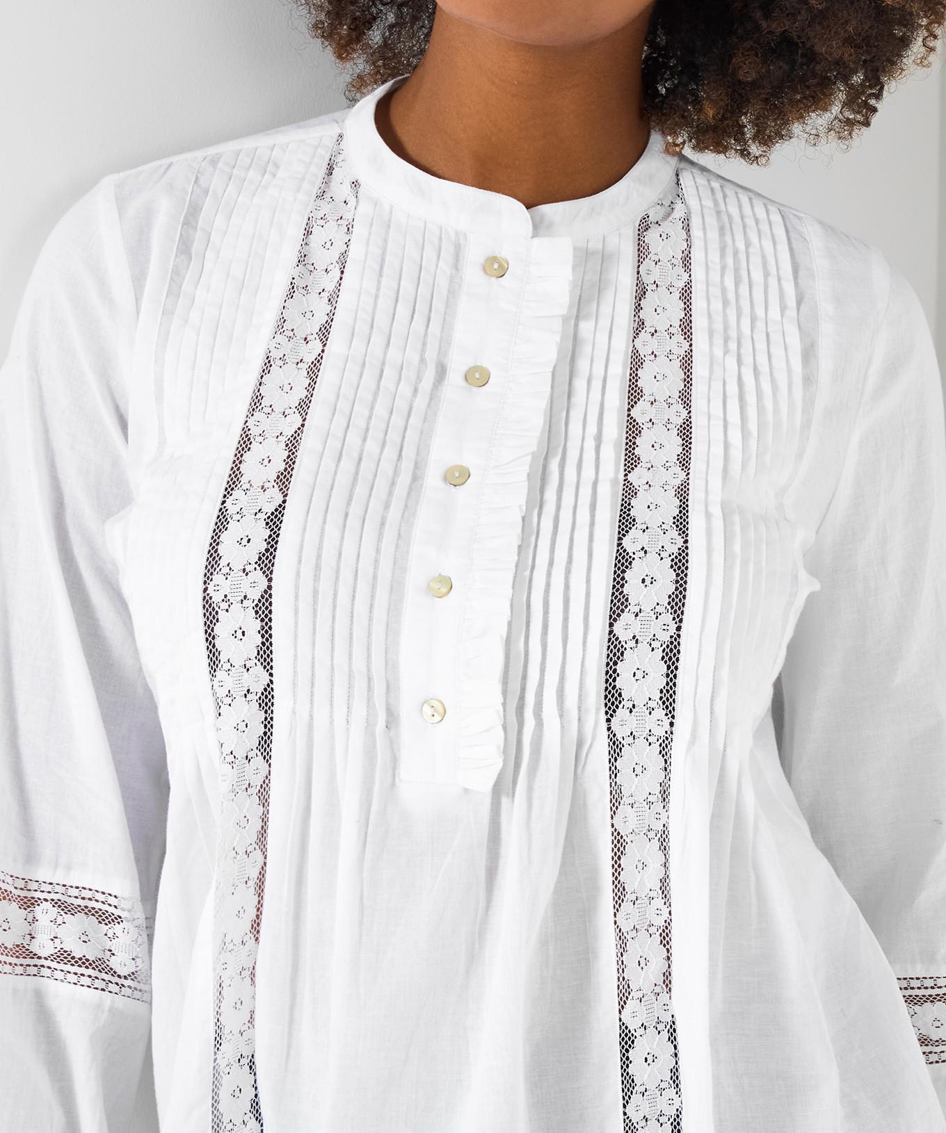 Joe Browns Bluse mit Spitzenbesatz
