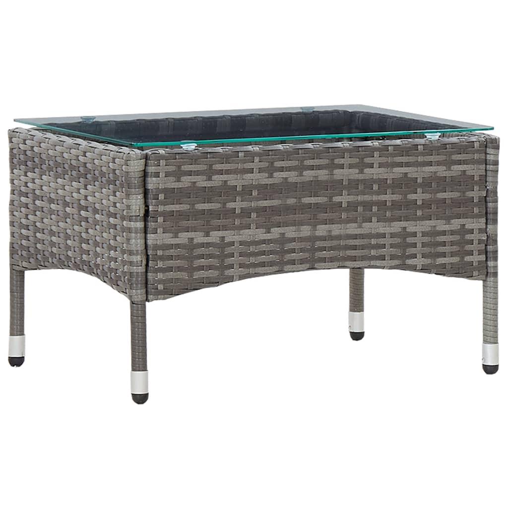 VidaXL Couchtisch poly-rattan