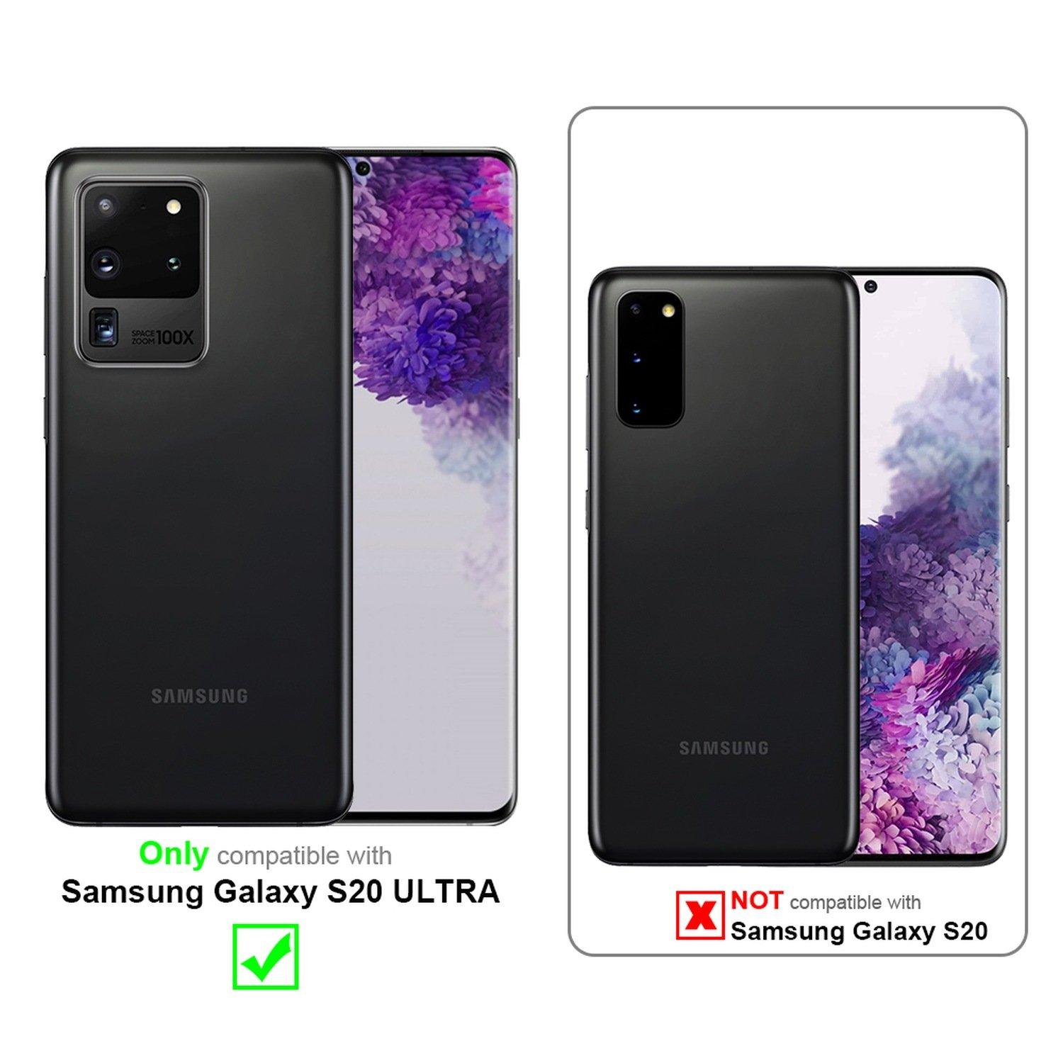 Cadorabo Hülle für Samsung Galaxy S20 ULTRA TPU Silikon Liquid