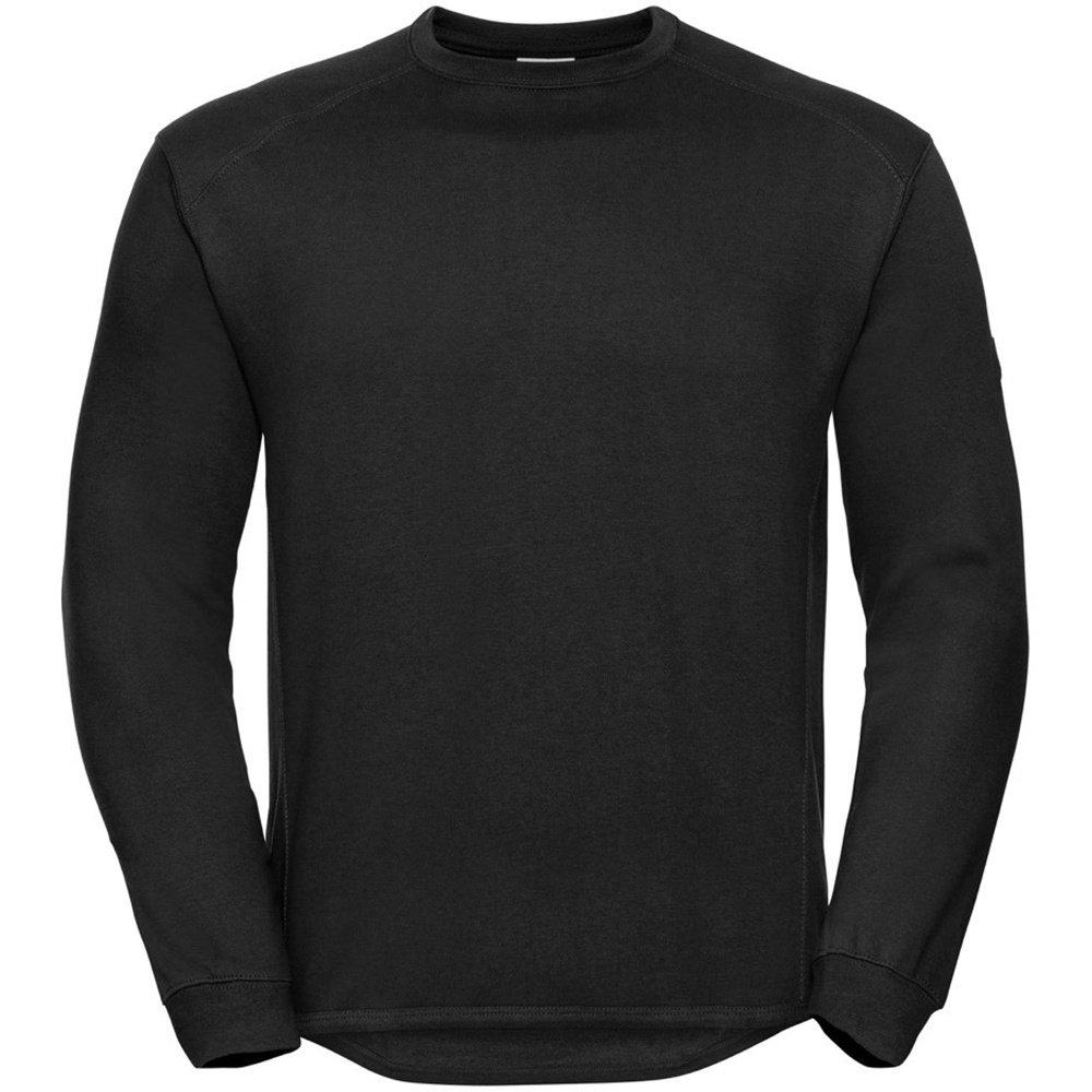 Russell Workwear Crew Neck Set In Sweatshirt Top