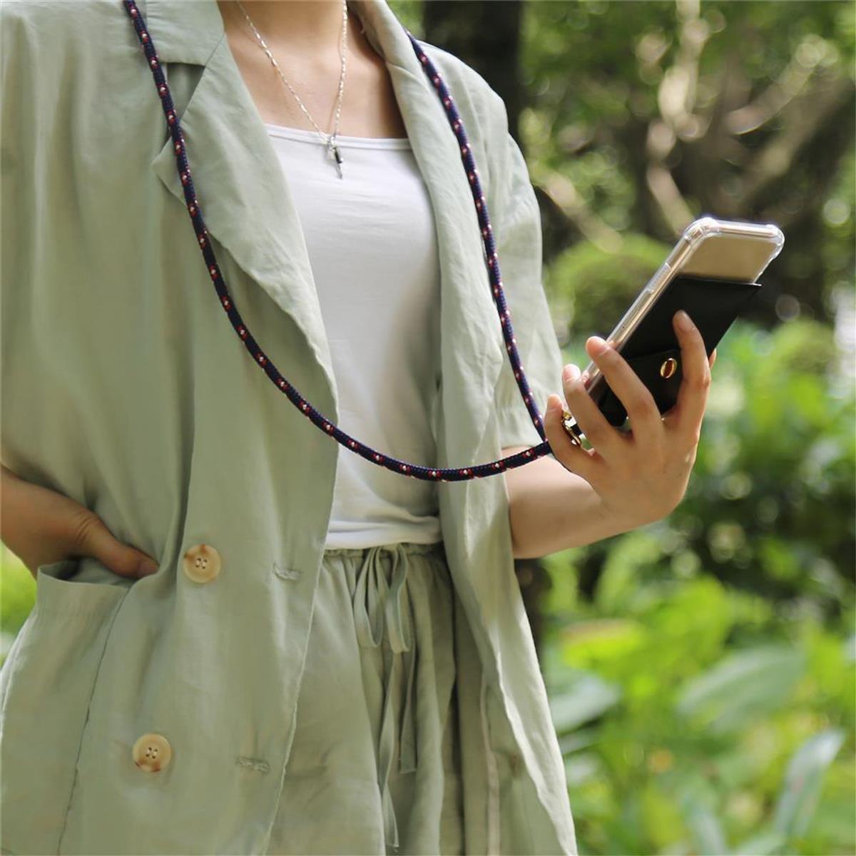 Cadorabo Handy Kette für Huawei P30 PRO Silikon mit Gold Ringen