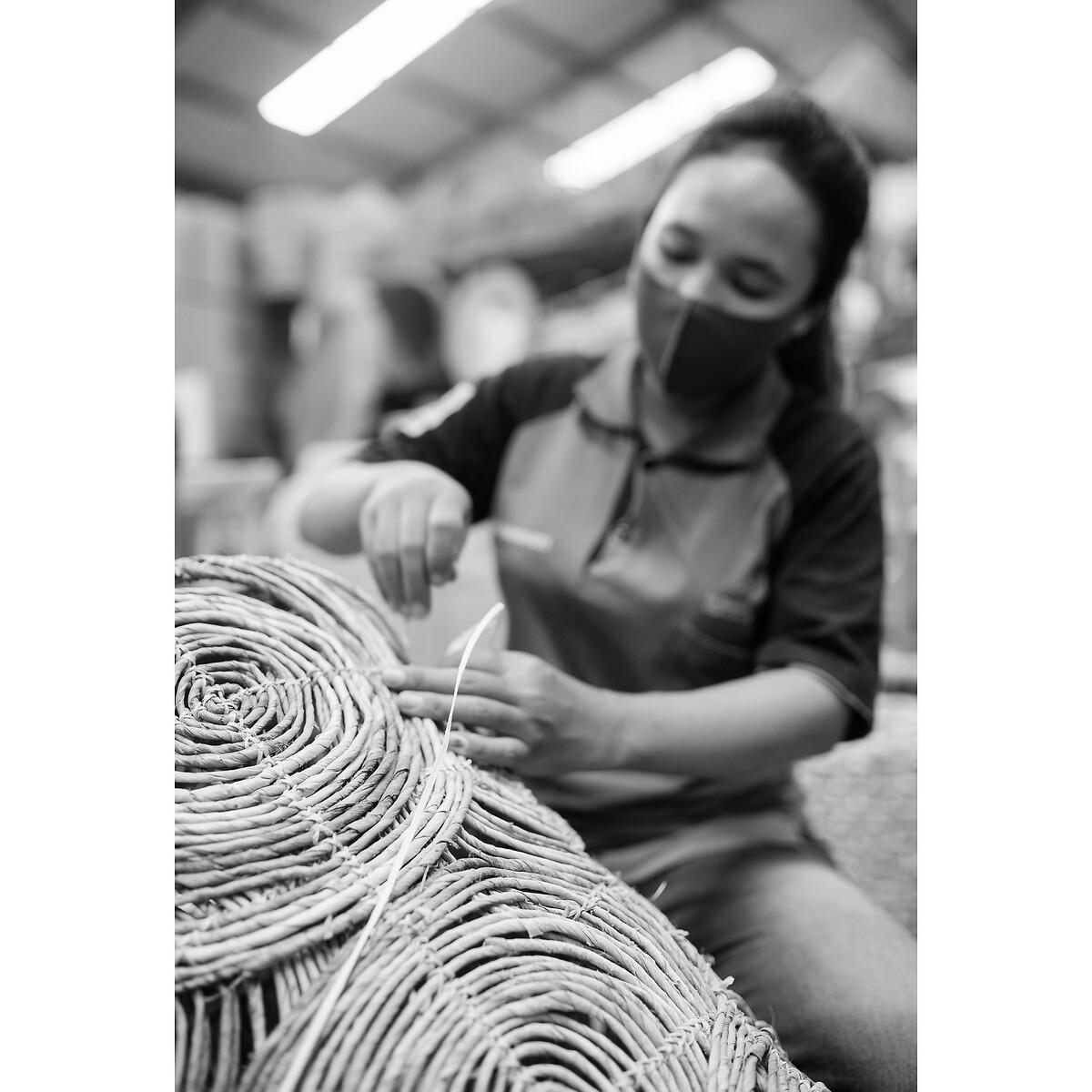 AM.PM Wäschekorb Orphée aus geflochtenem Bananenhanf