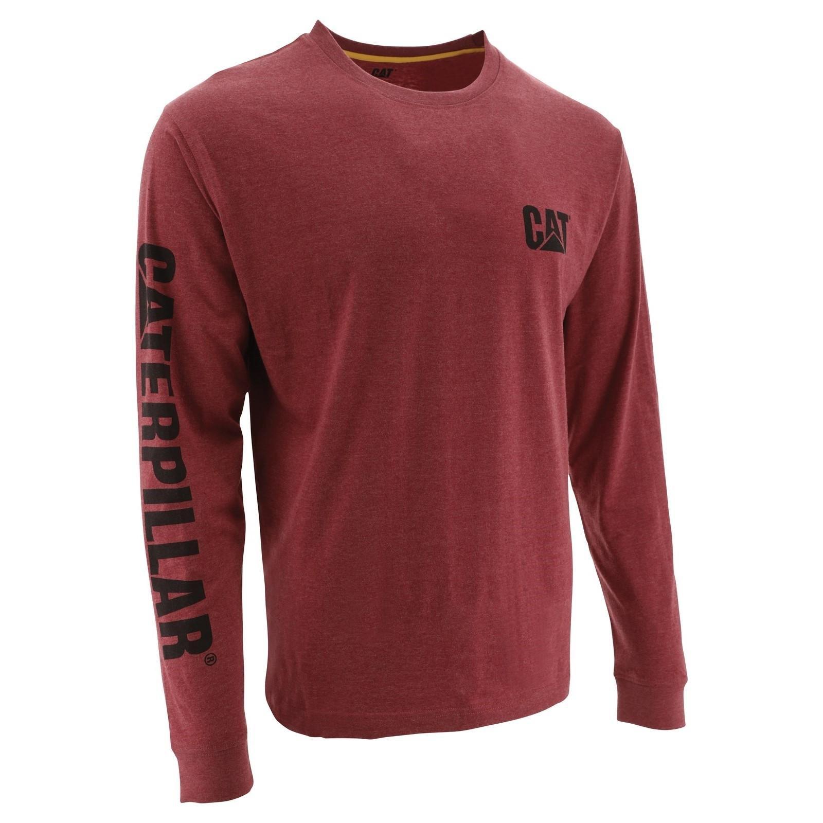 Caterpillar Langärmliges Logo T-Shirt