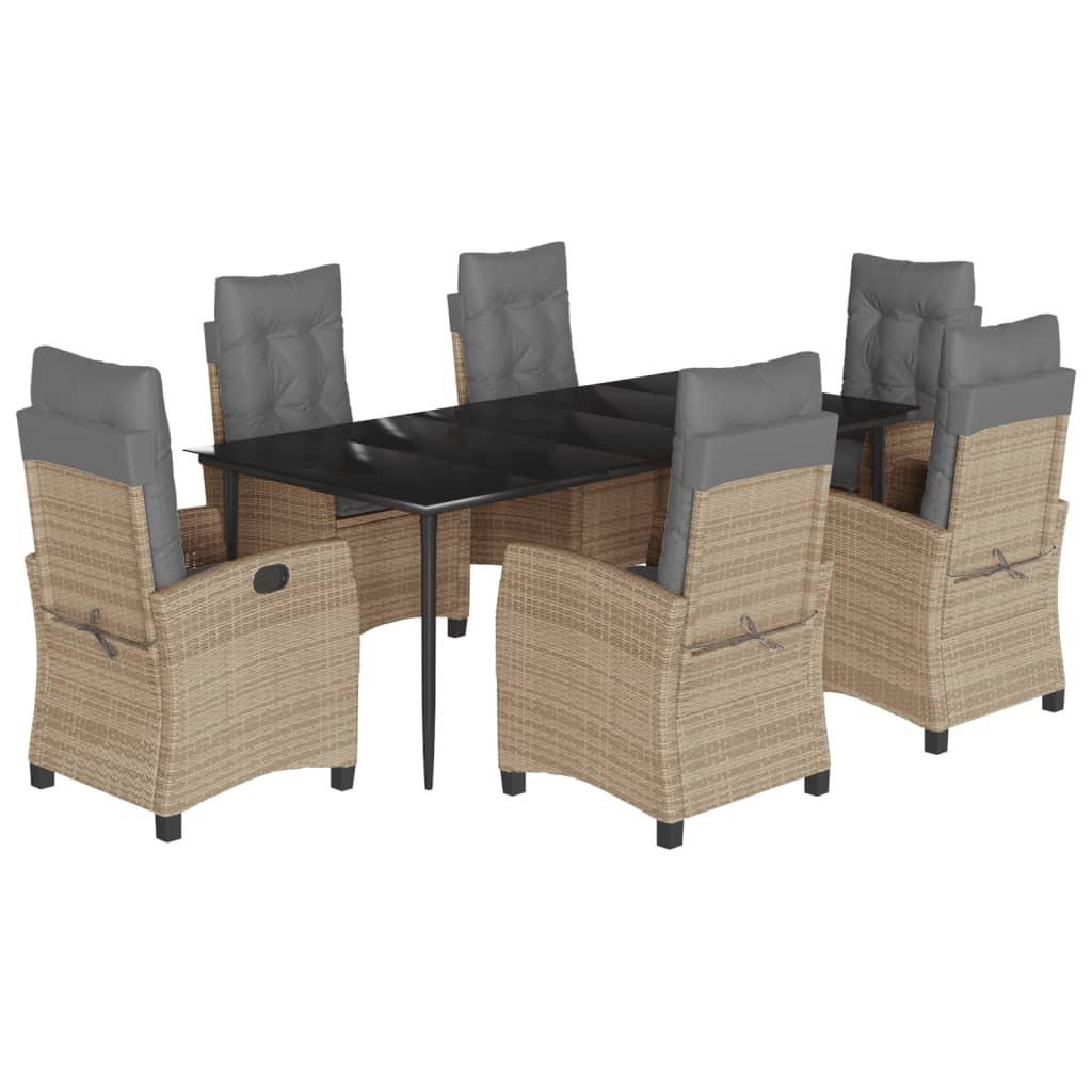 VidaXL Garten essgruppe poly-rattan