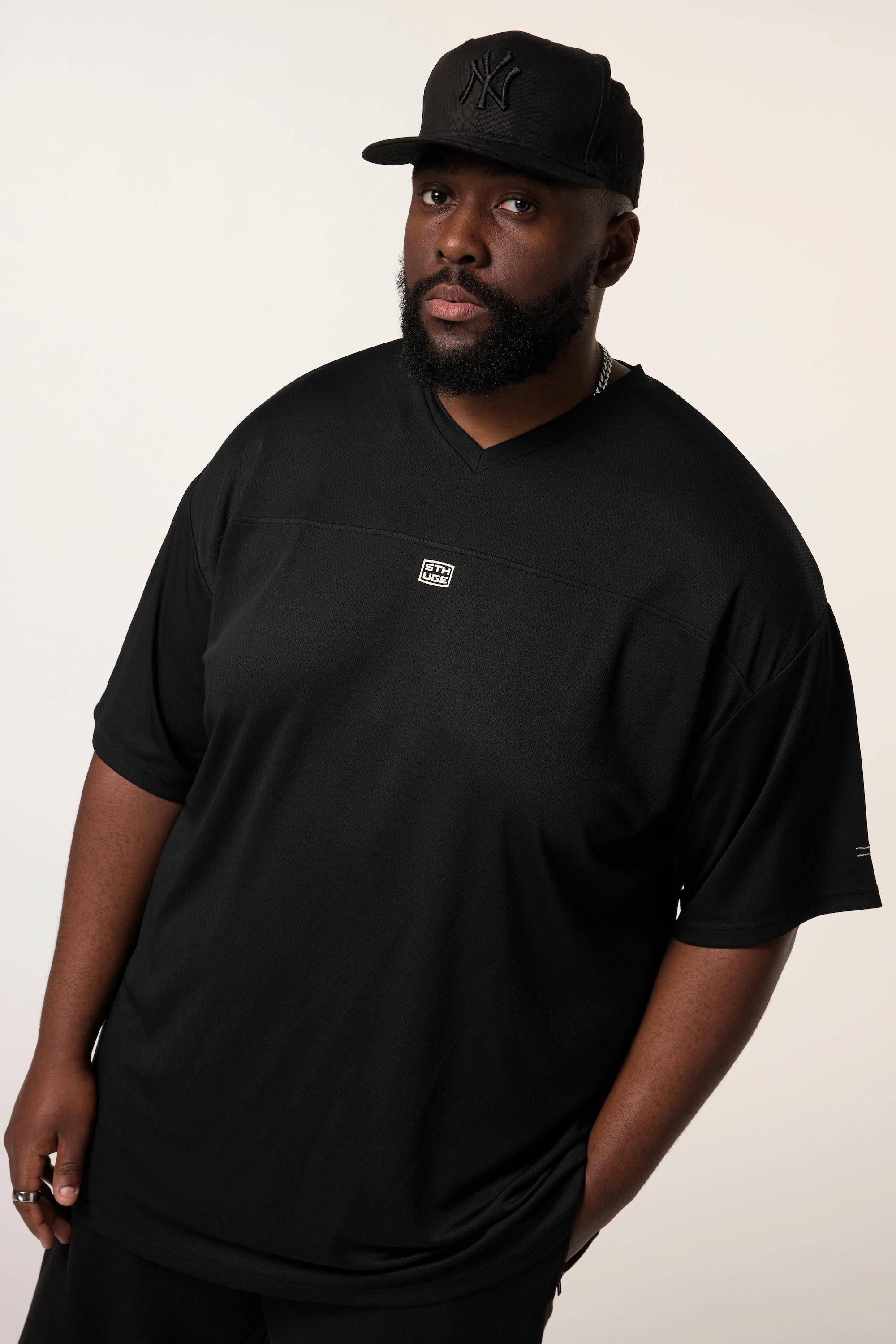 Sthuge Oversized Halbarm T-Shirt mit Rückenprint