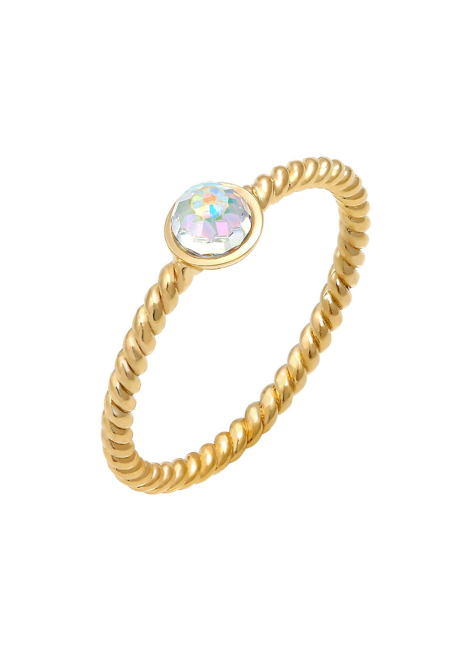 Elli Ring Solitär Rainbow Kristalle