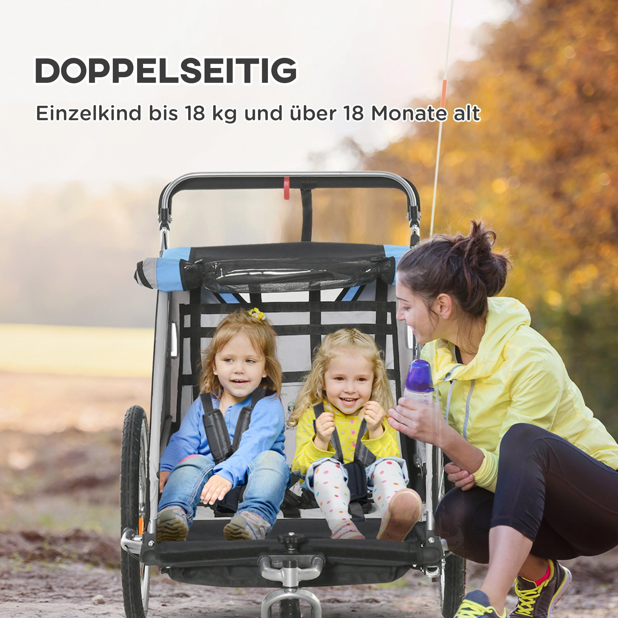 HOMCOM Kinderanhänger