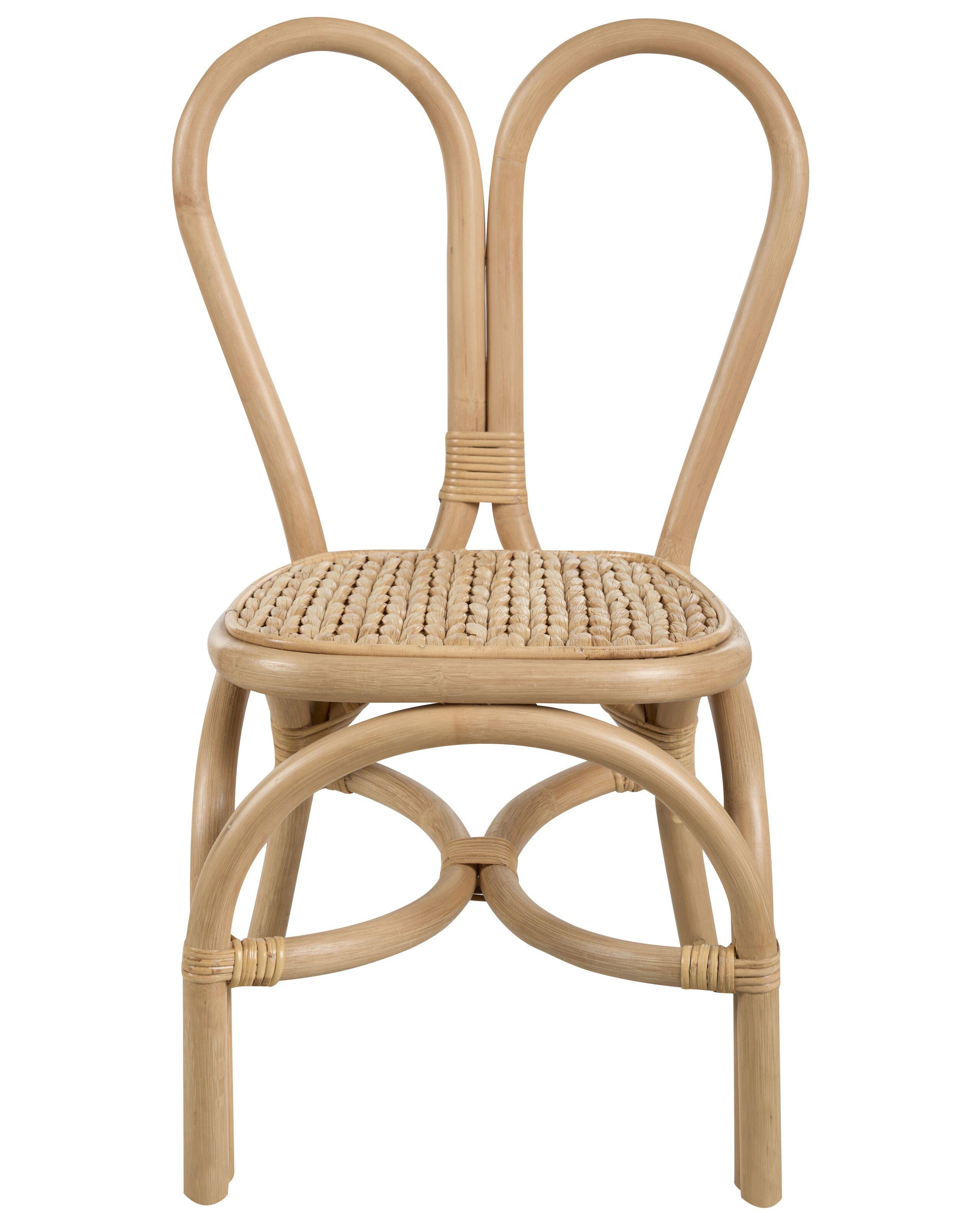 Beliani Kindersessel aus Rattan Boho DESIMI