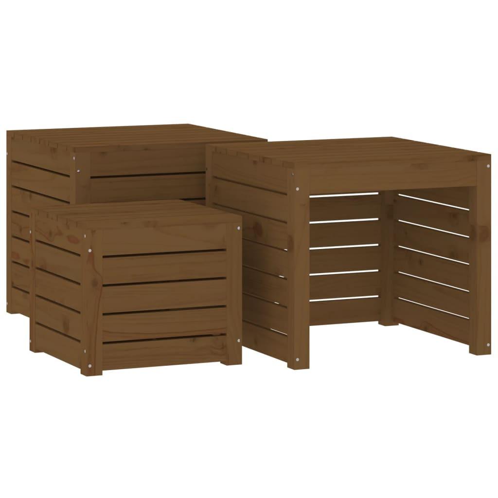 VidaXL Gartenbox set kiefernholz