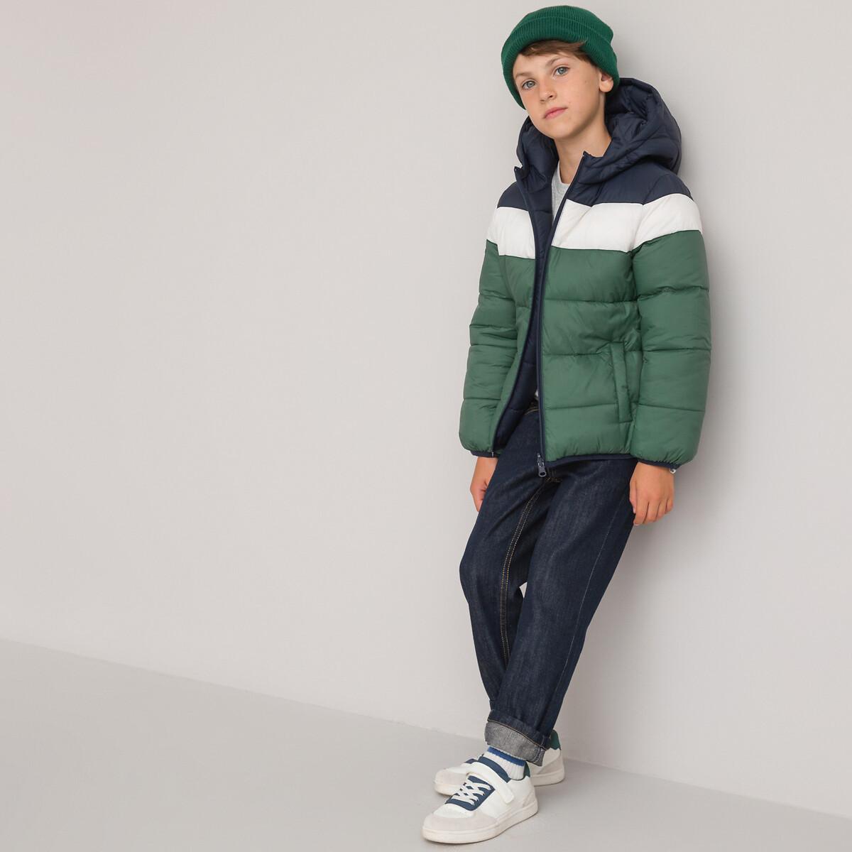 La Redoute Collections Wendbare Winter-Steppjacke mit Kapuze