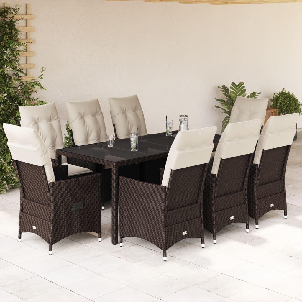 VidaXL Garten essgruppe poly-rattan