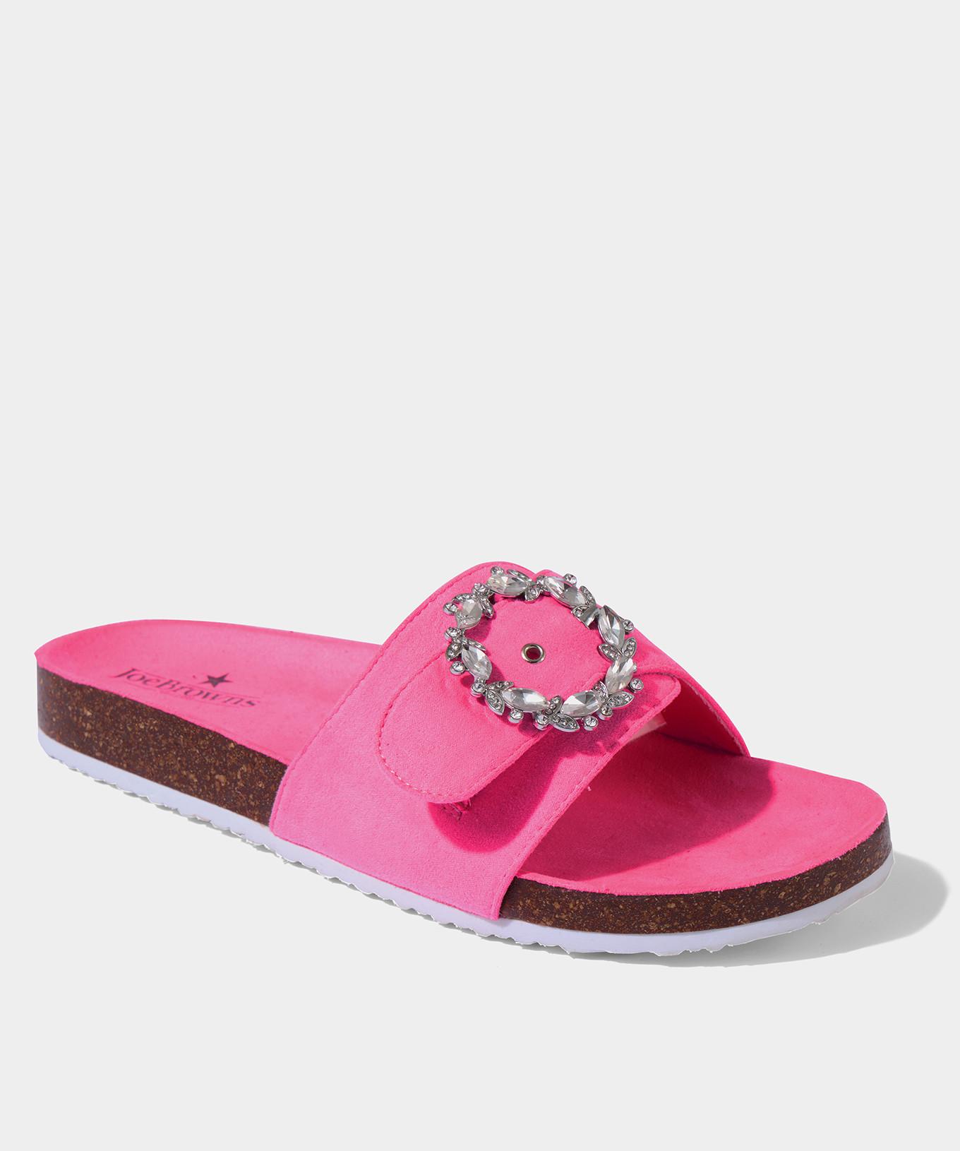 Joe Browns Schieberegler-Sandalen mit Schmuckschnalle