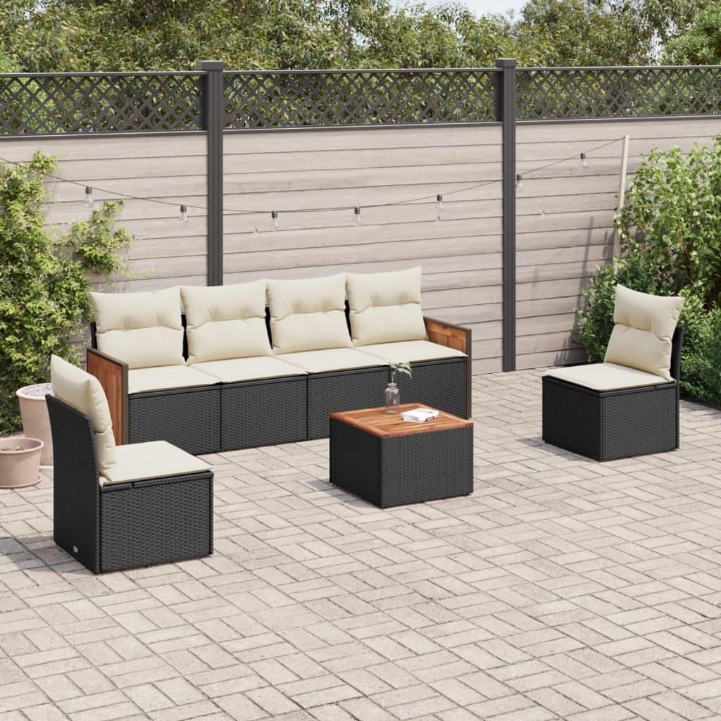 VidaXL Garten sofagarnitur poly-rattan