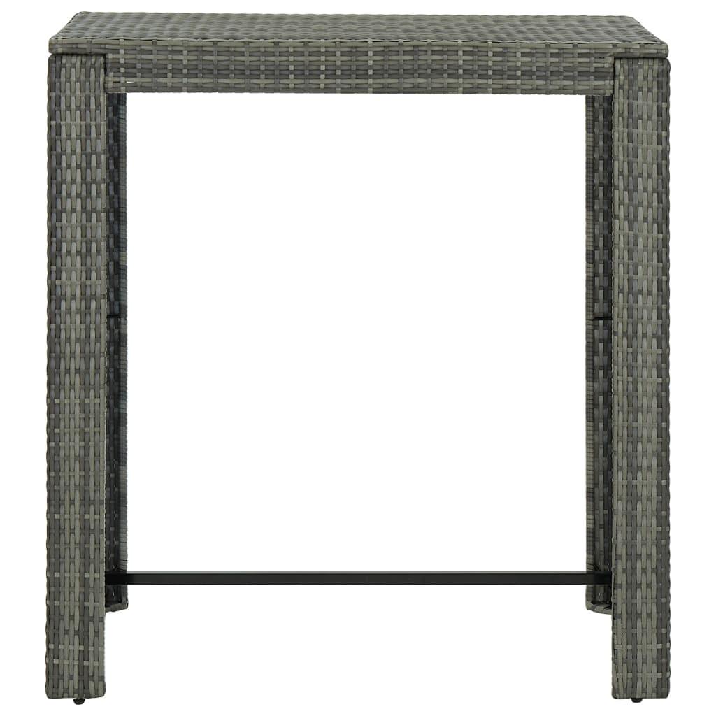 VidaXL Bartisch poly-rattan