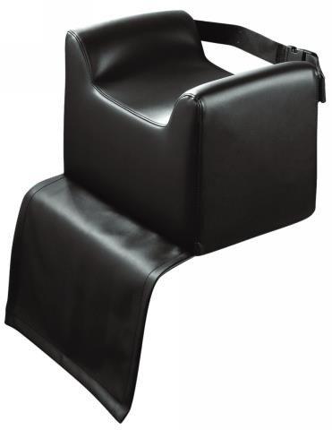 Comair Kindersitzkissen Schwarz mit Gurt