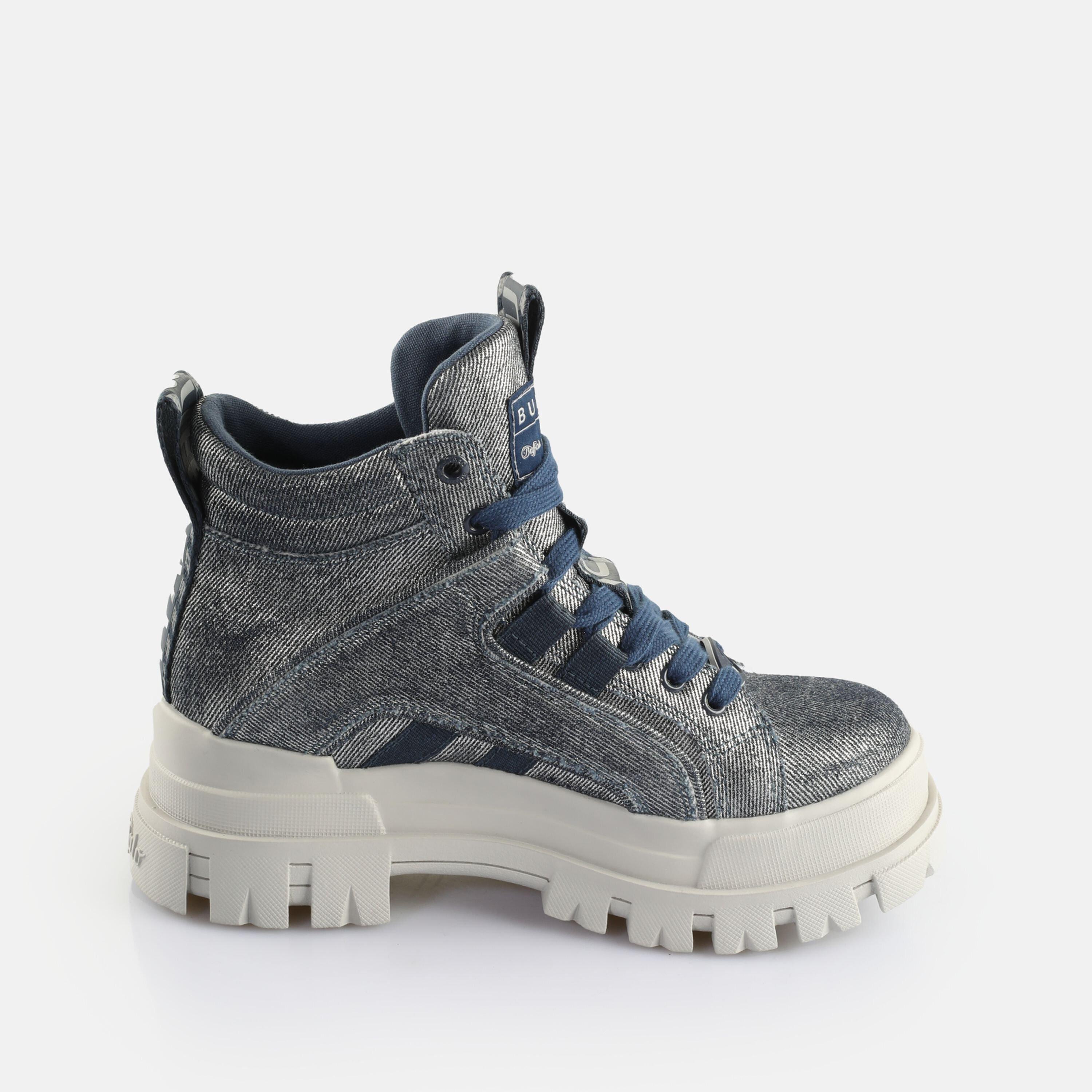 Buffalo damen stiefeletten aspha nc mid - vegan denim