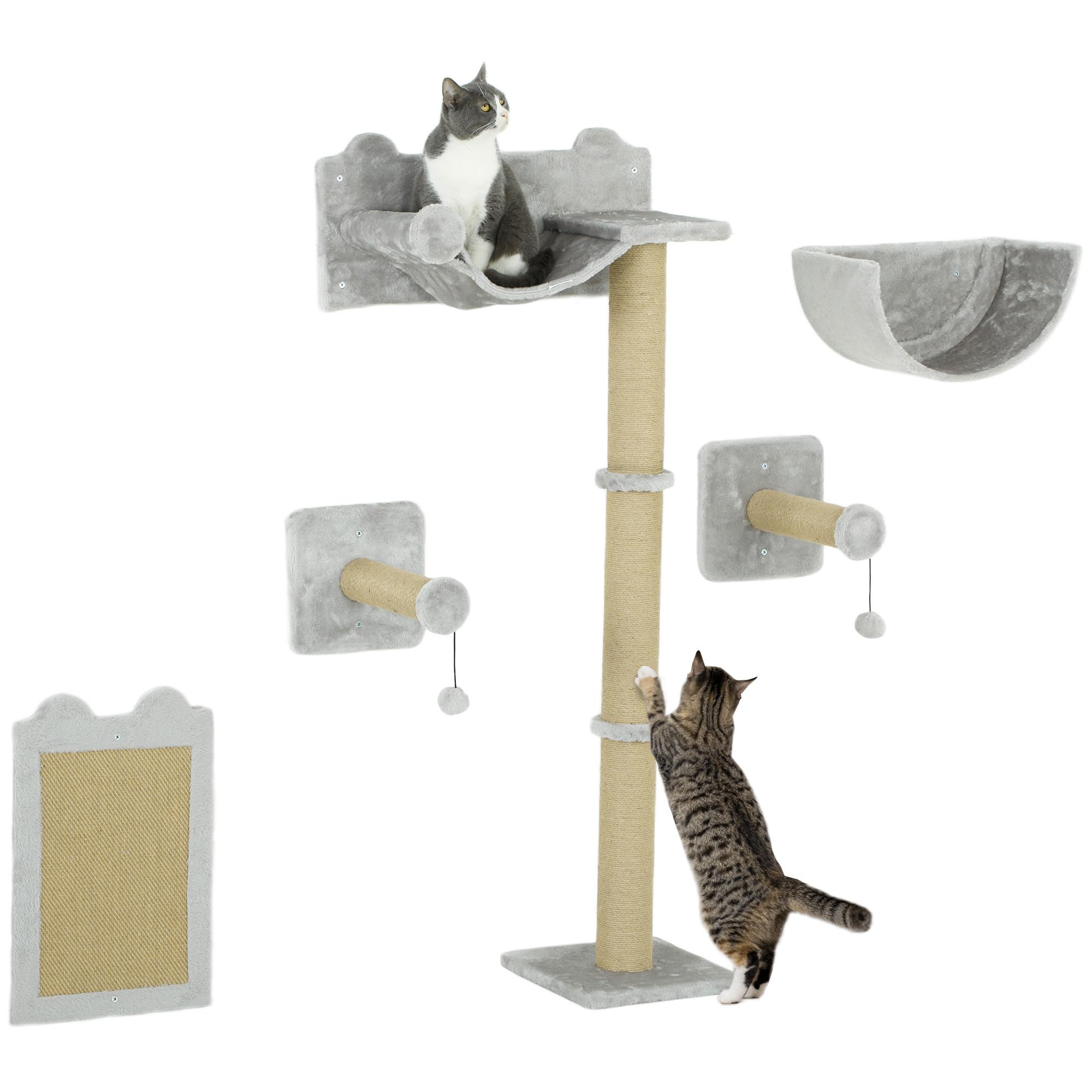 PawHut Katzen Kletterwand