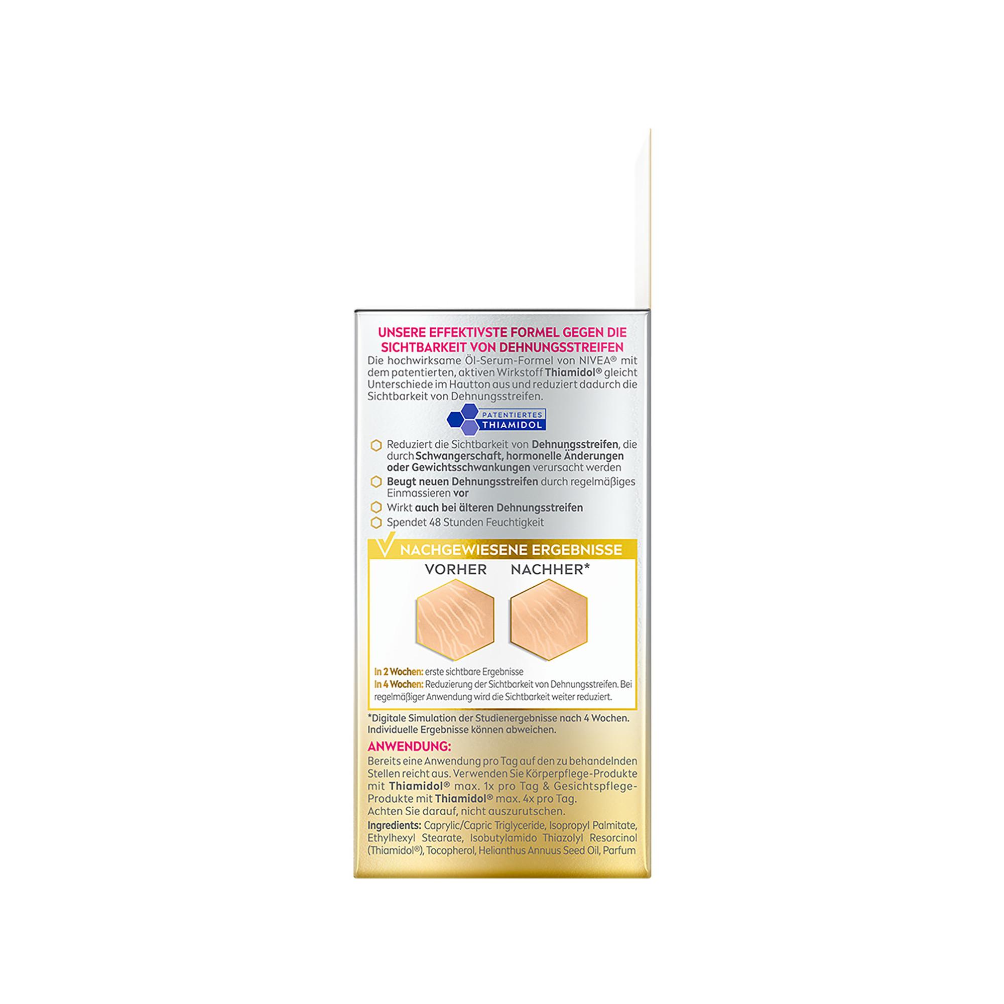 NIVEA Body Luminous Body Öl-Serum Anti-Dehnungsstreifen