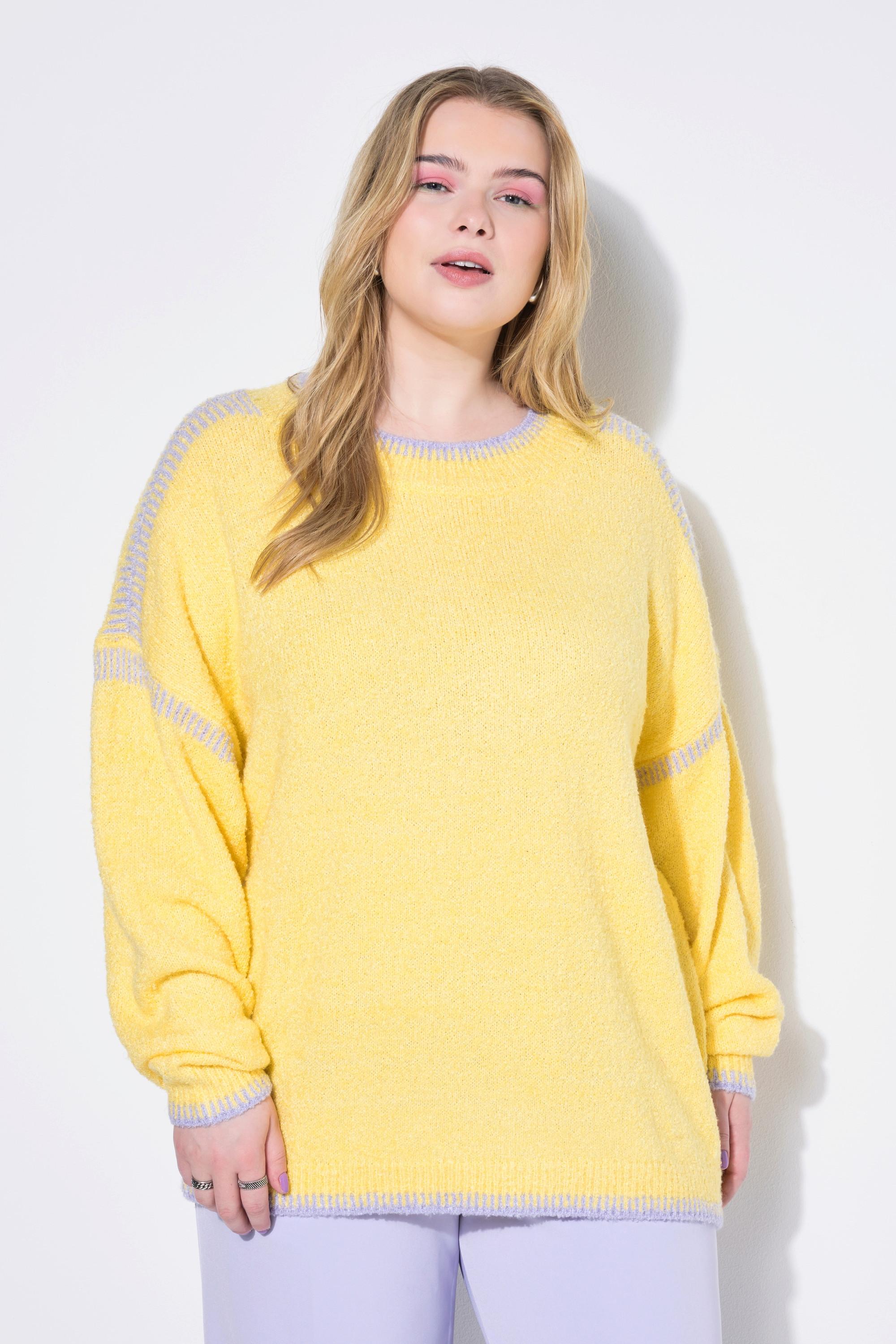 Studio Untold Pullover, oversized, Ziernähte
