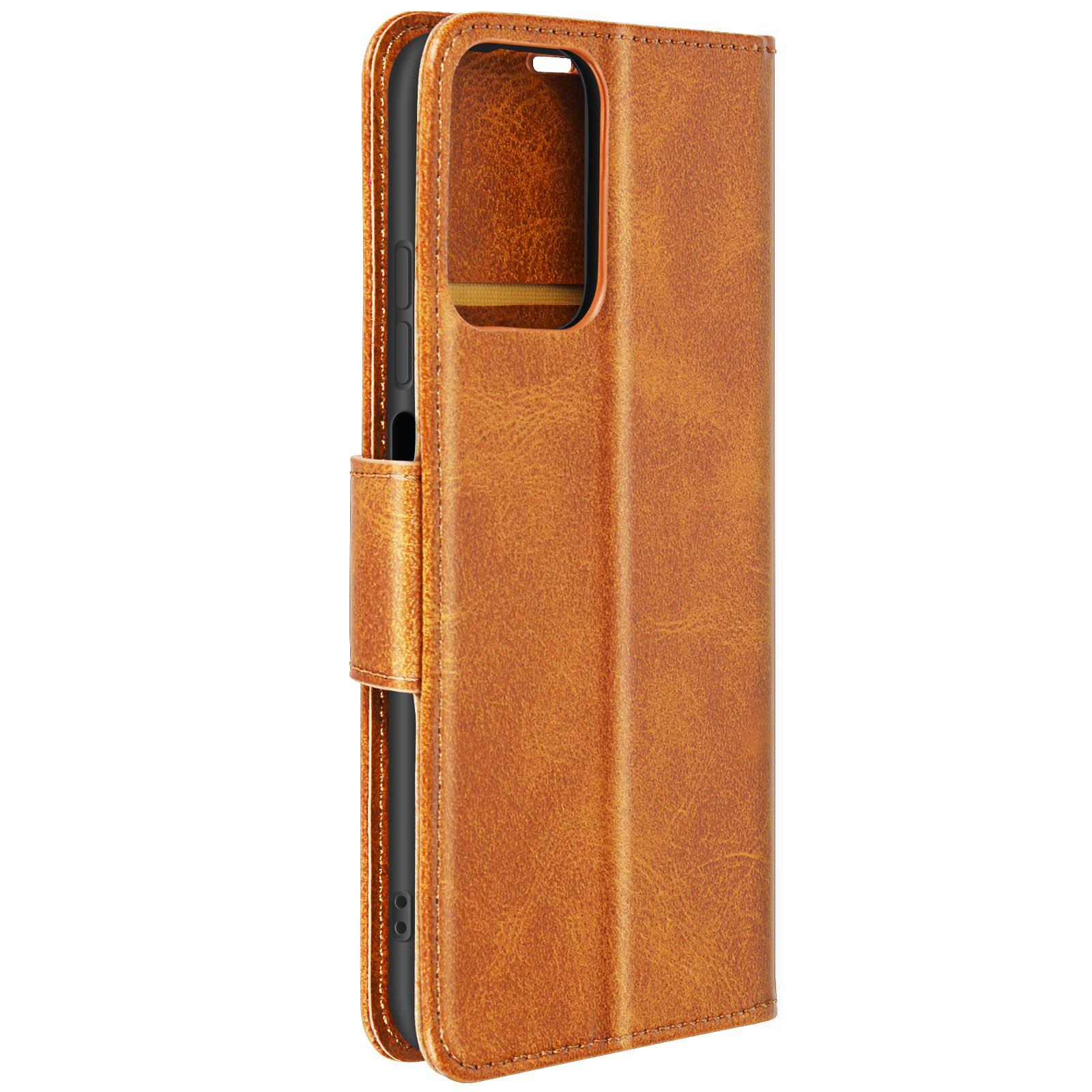 Avizar Klapphülle Motorola Moto G24 / G04 Braun